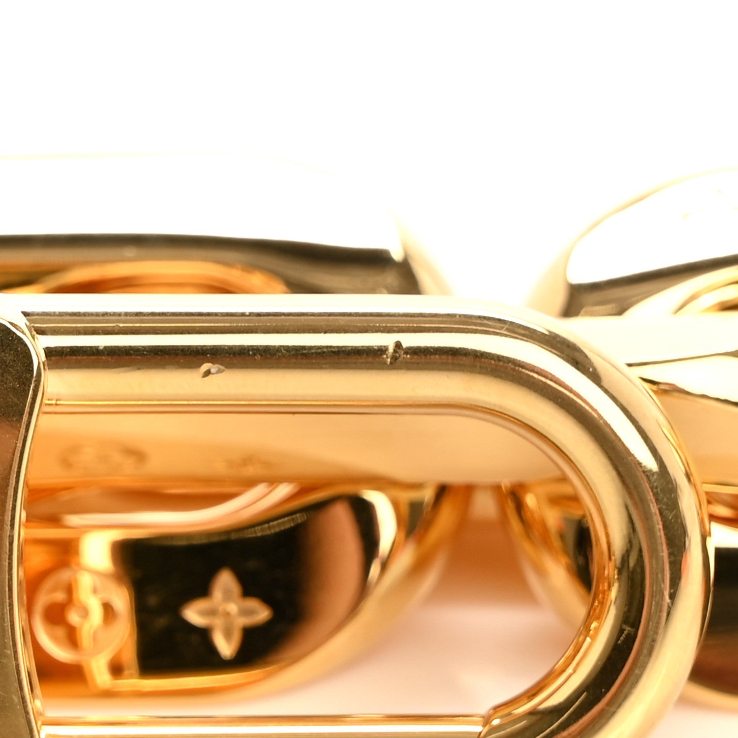 Metal Coussin MM Chain Strap Gold