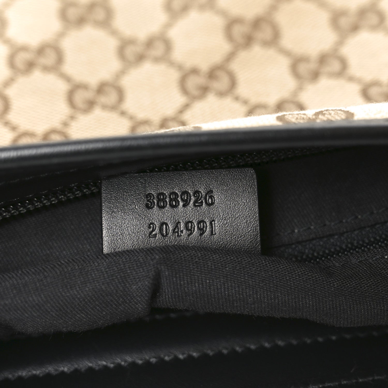 GG Monogram Web Flat Messenger Bag Black