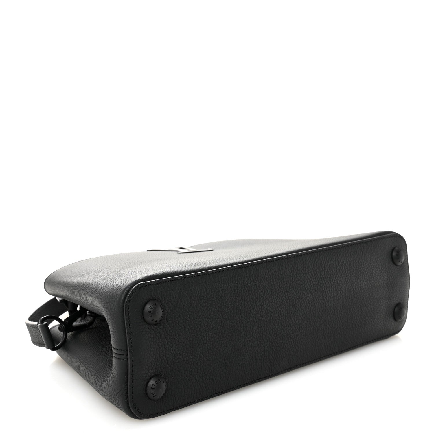 Taurillon Capucines East West MM Matte Black