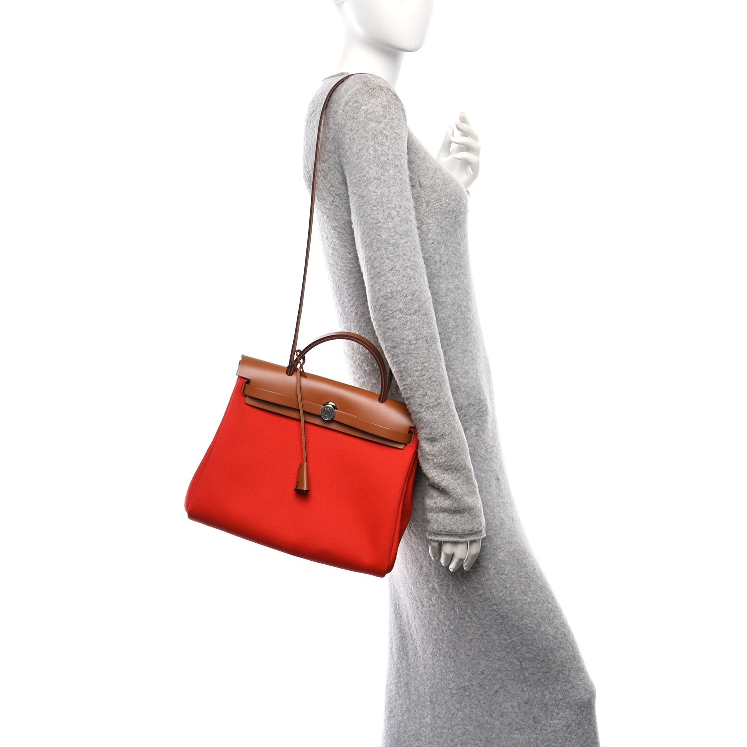 Vache Hunter Toile Herbag Zip Retourne 31 PM Orange Mecano Fauve