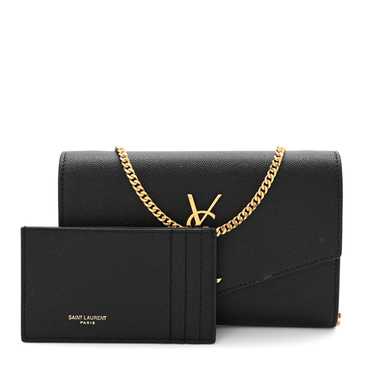 Grain de Poudre Uptown Chain Wallet Black