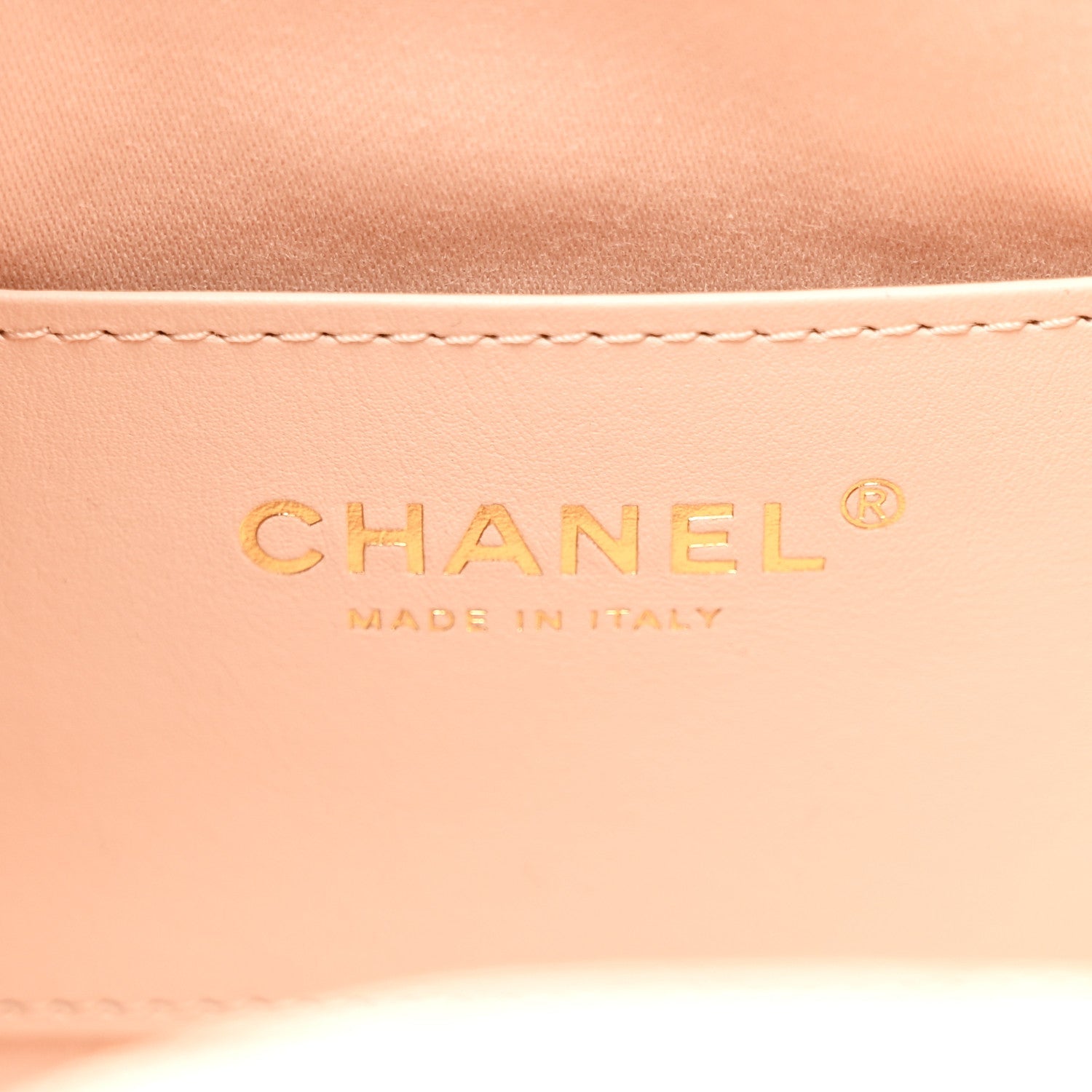 Metallic Caviar Quilted Mini Chanel 25 Handbag Copper