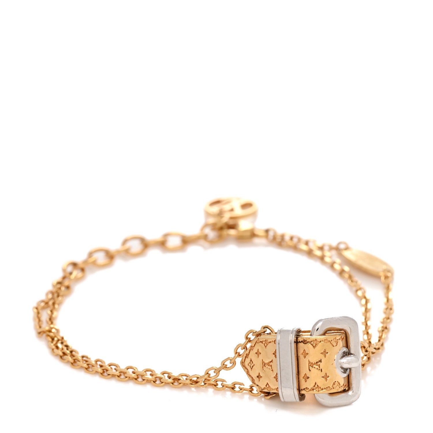 Nanogram Buckle Bracelet Gold