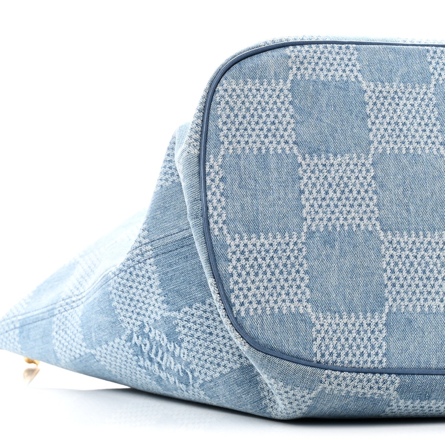 Damier Denim 3D Nevereverfull Denim Blue