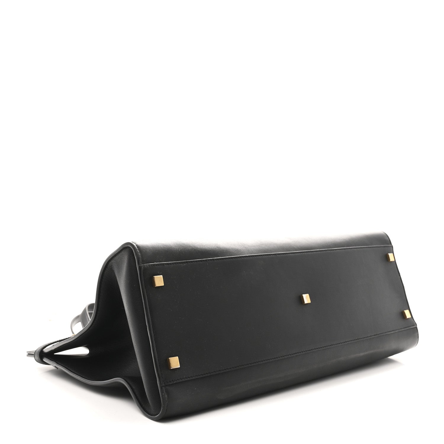 Calfskin Medium Manhattan Shopper Tote Black