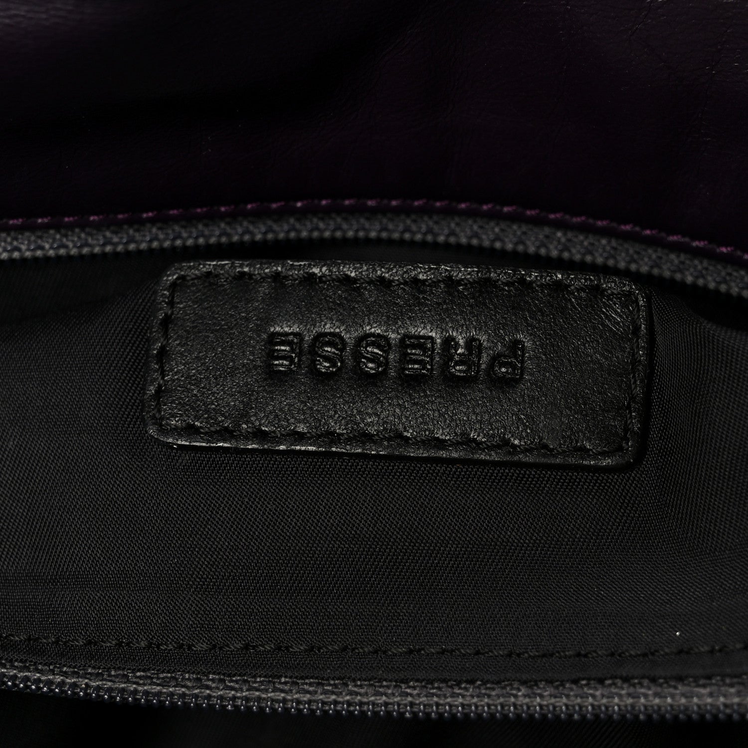 Lambskin In And Out XL Maxi Flap Dark Purple