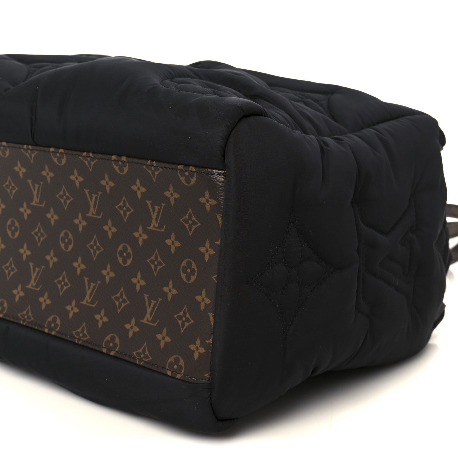 Econyl Monogram Pillow Giant Onthego MM Black