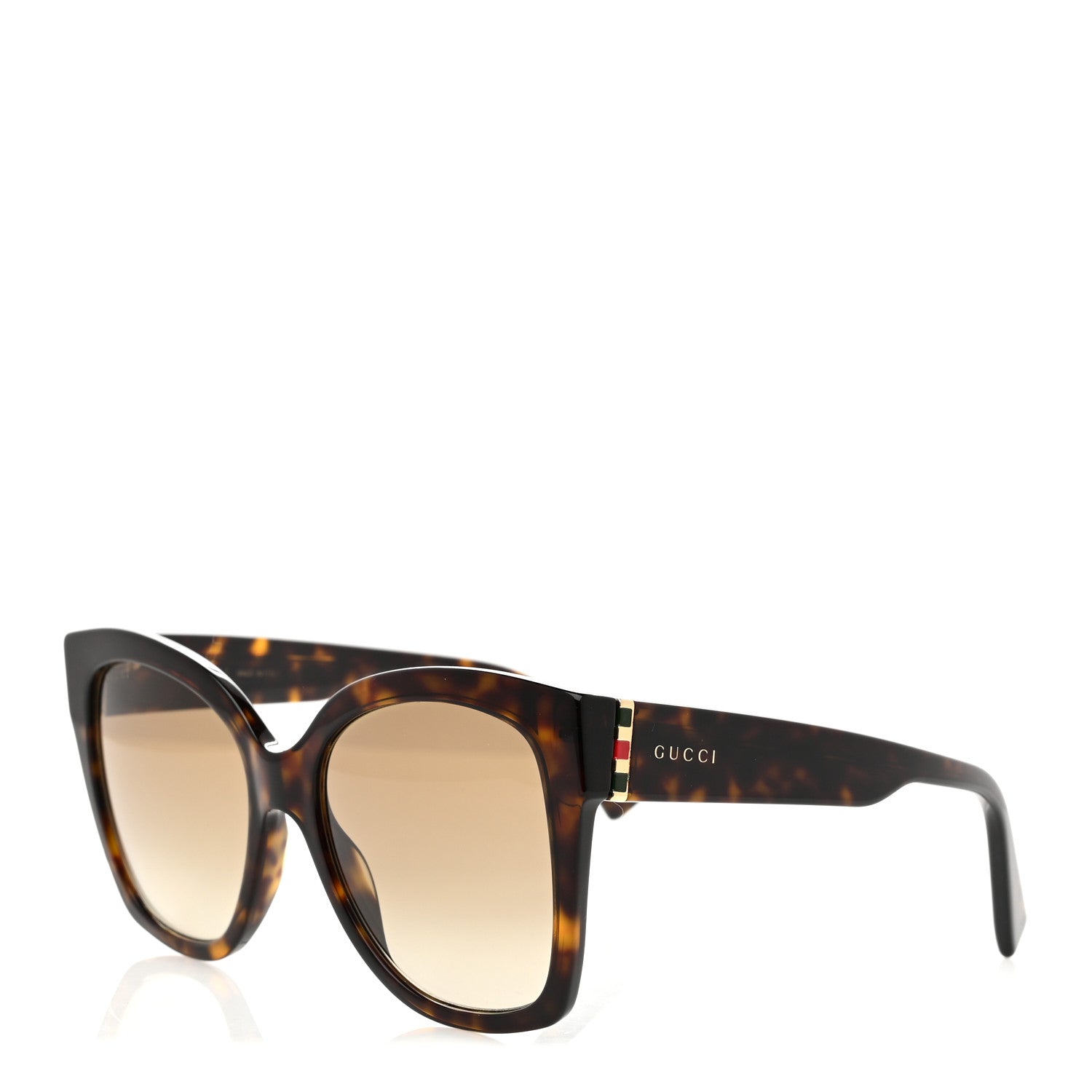 Acetate Square Frame Sunglasses GG0459S Tortoise