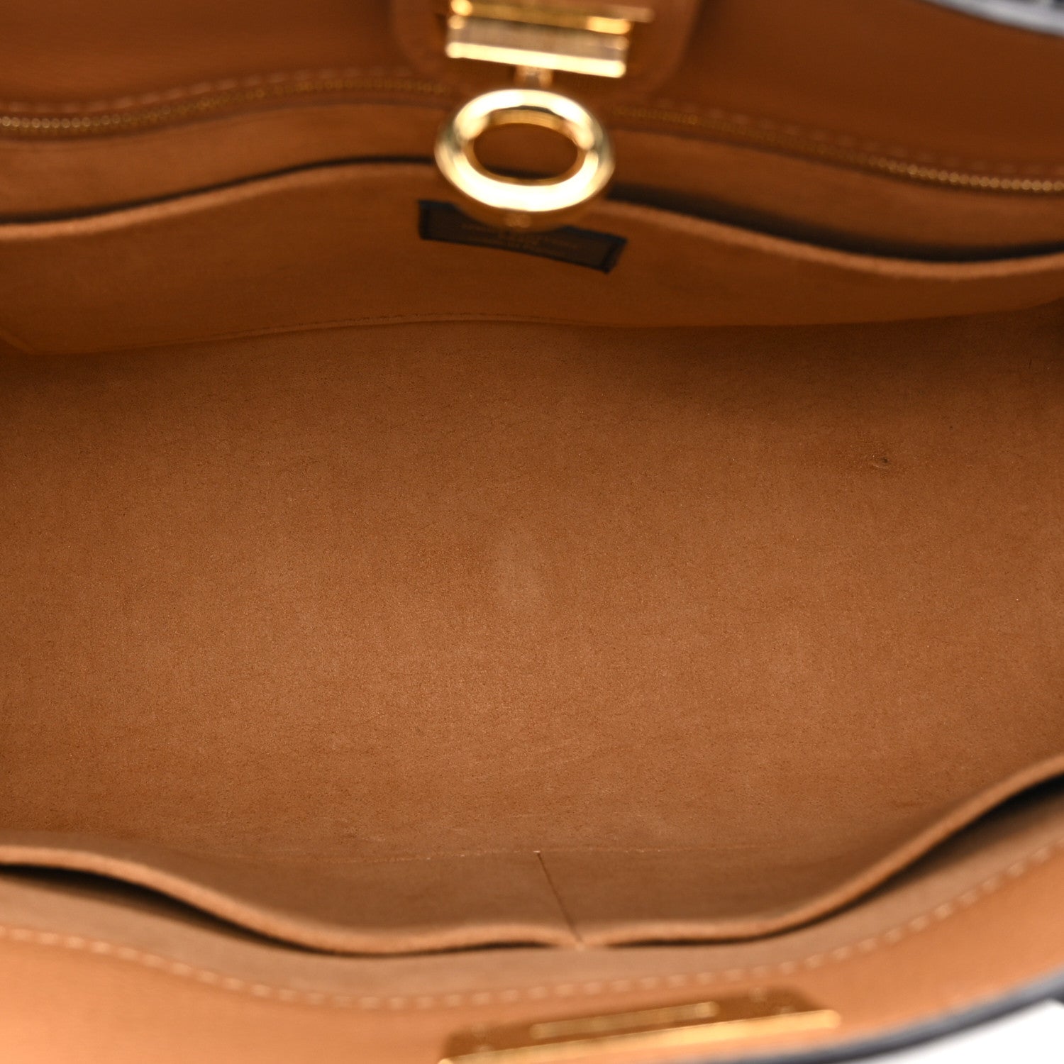 Calfskin Monogram On My Side Black