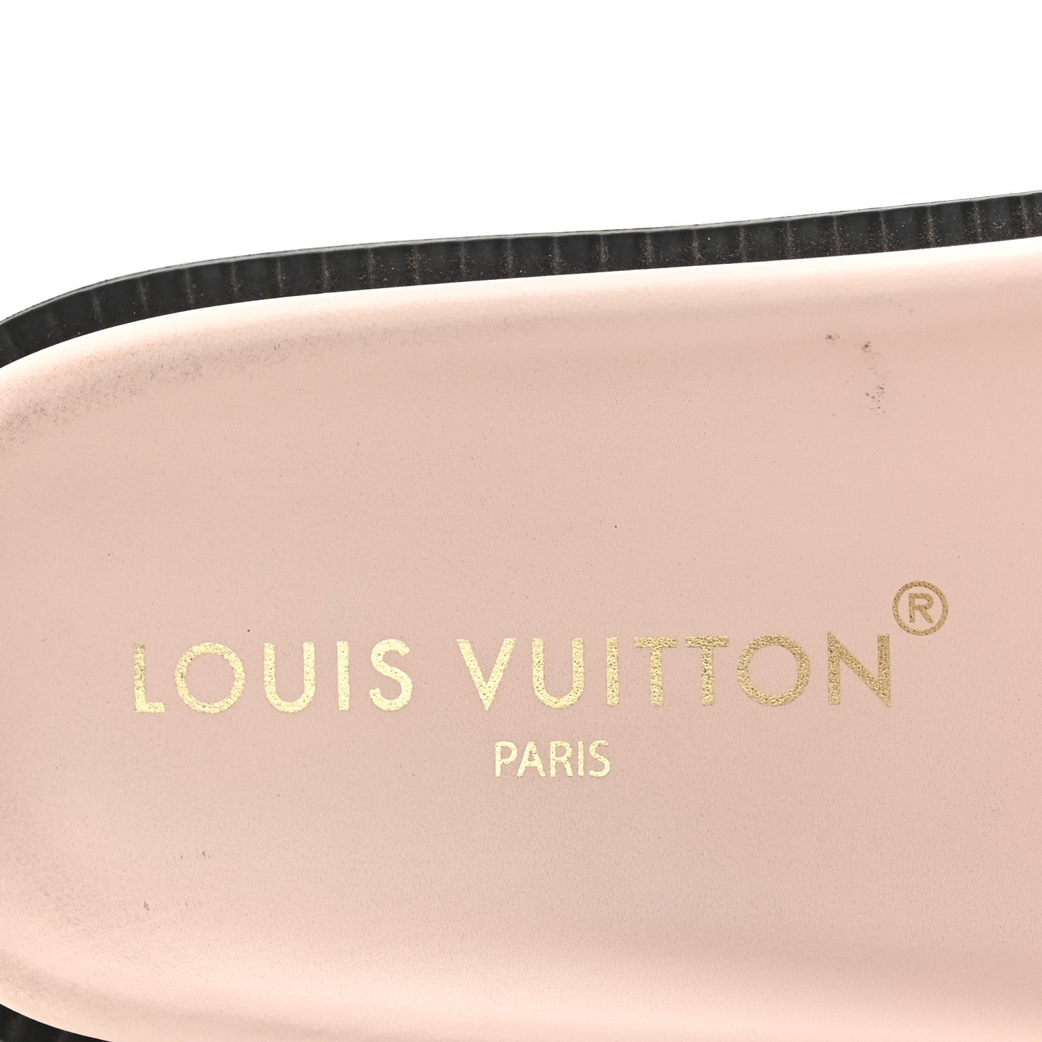 Lambskin Embossed Monogram Comfort Mules 41 Rose Clair