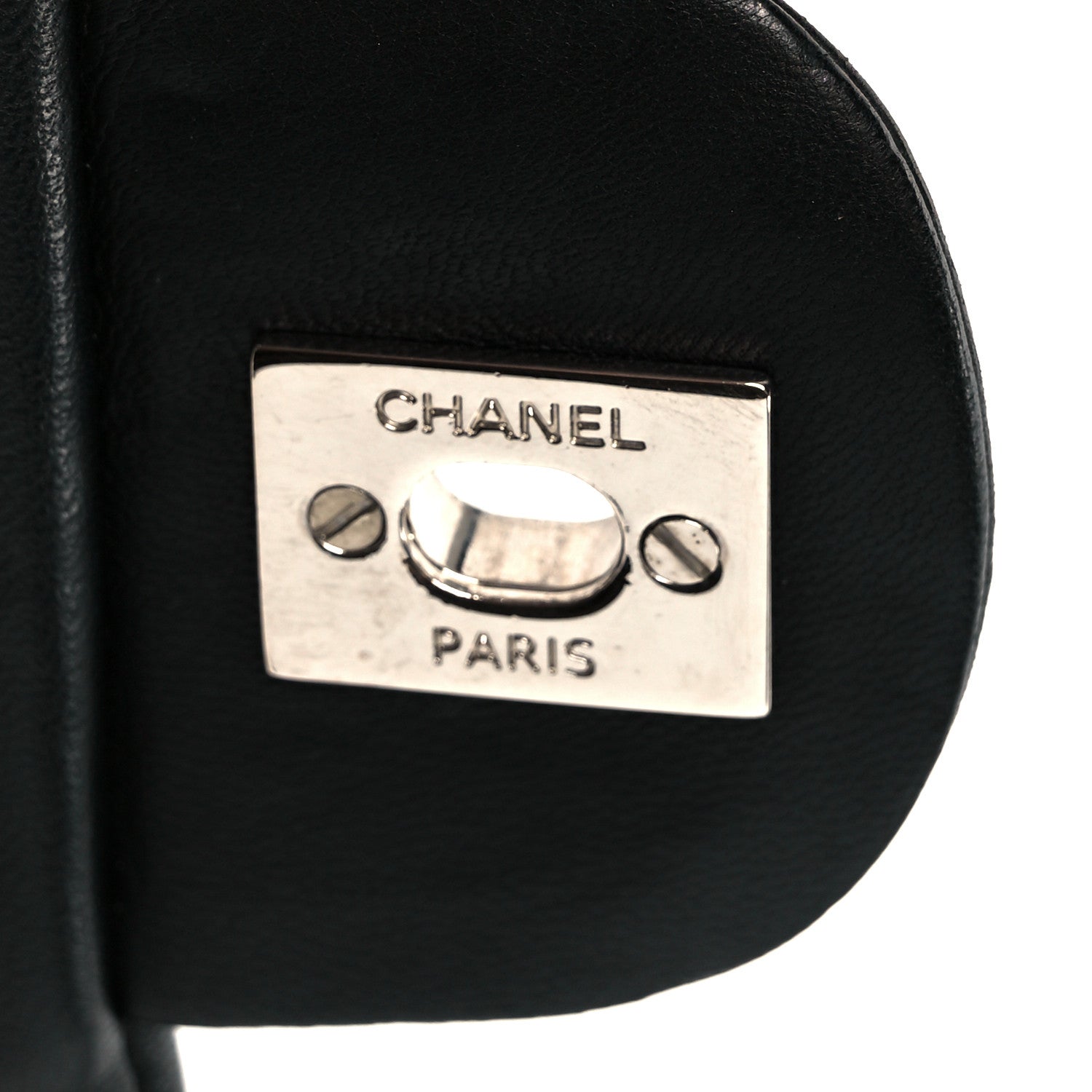 Lambskin Ultimate Stitch Maxi Flap Black