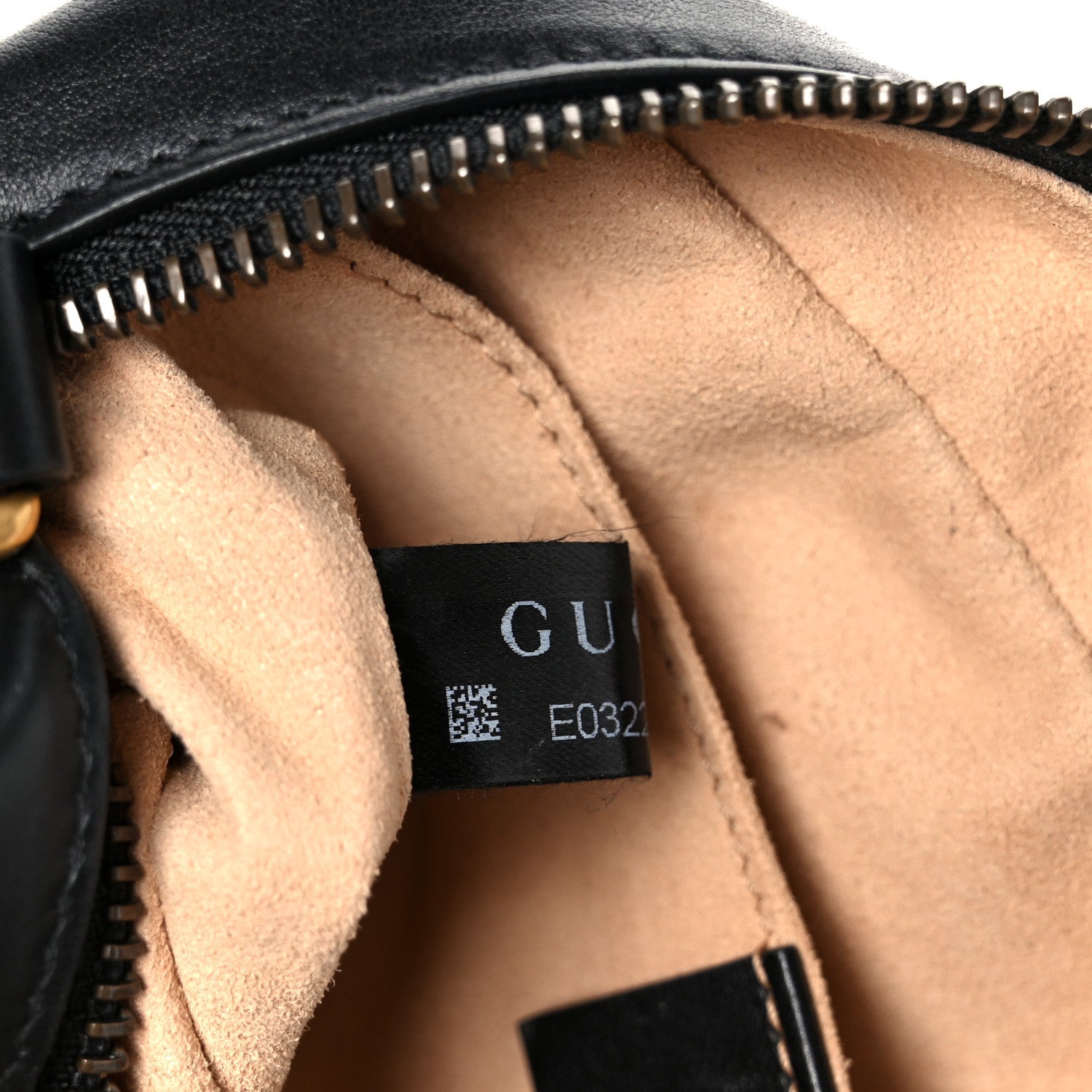 Calfskin Matelasse Mini GG Marmont Chain Shoulder Bag Black