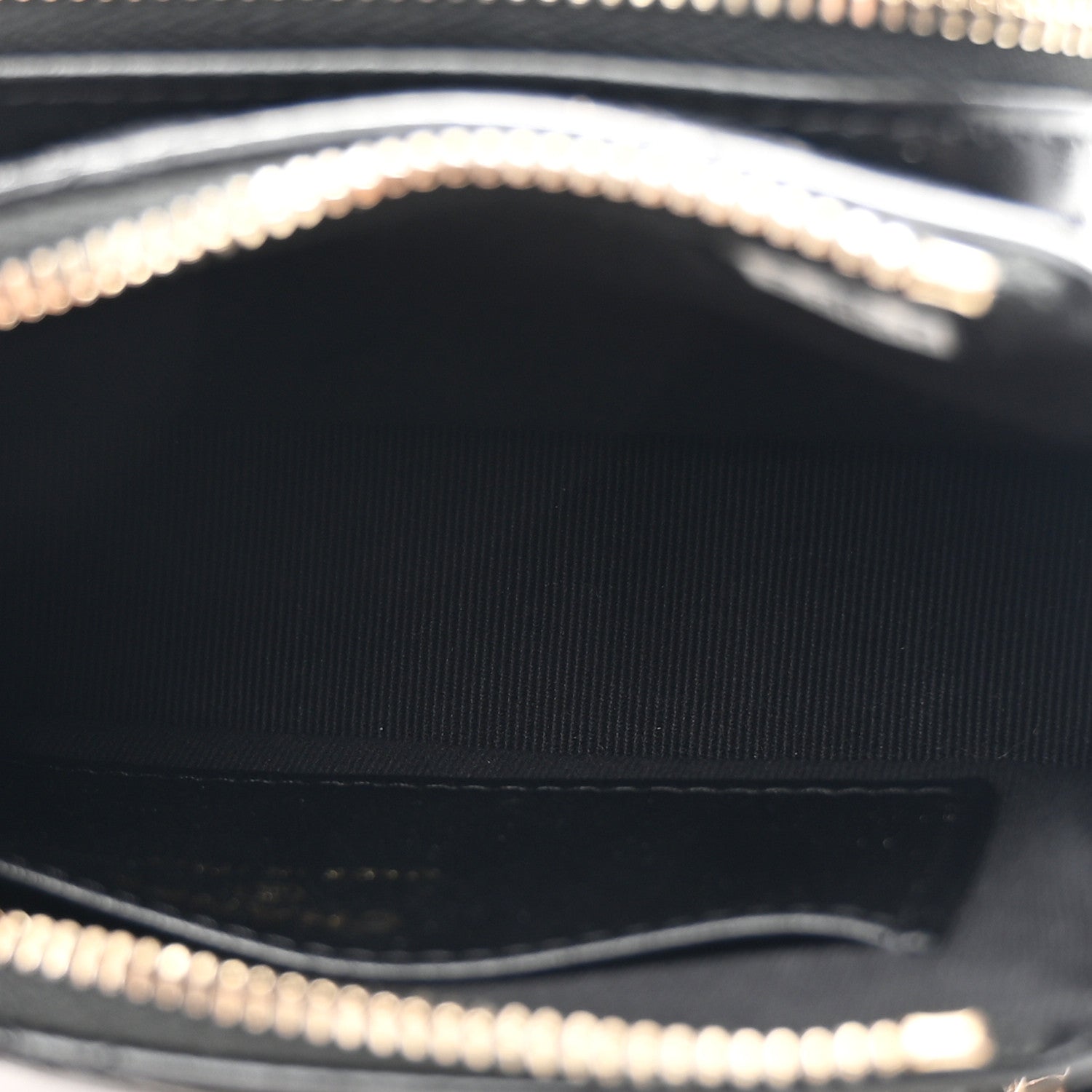 Shiny Crumpled Lambskin Quilted Mini Clutch With Chain Black