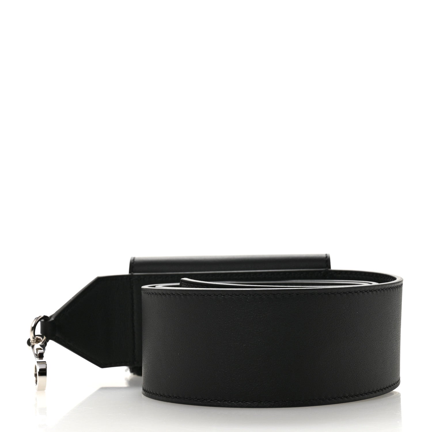 Swift Shearling Pocket Kelly Shoulder Strap Black