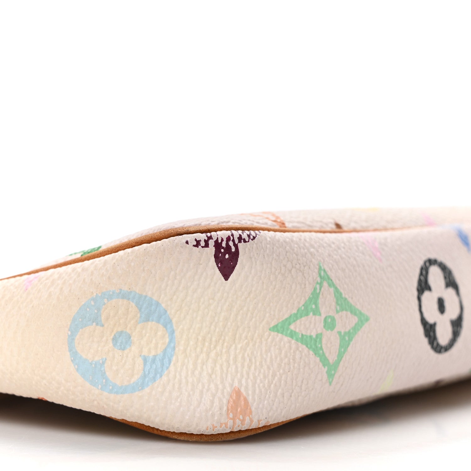 Monogram Multicolor Pochette Accessories White