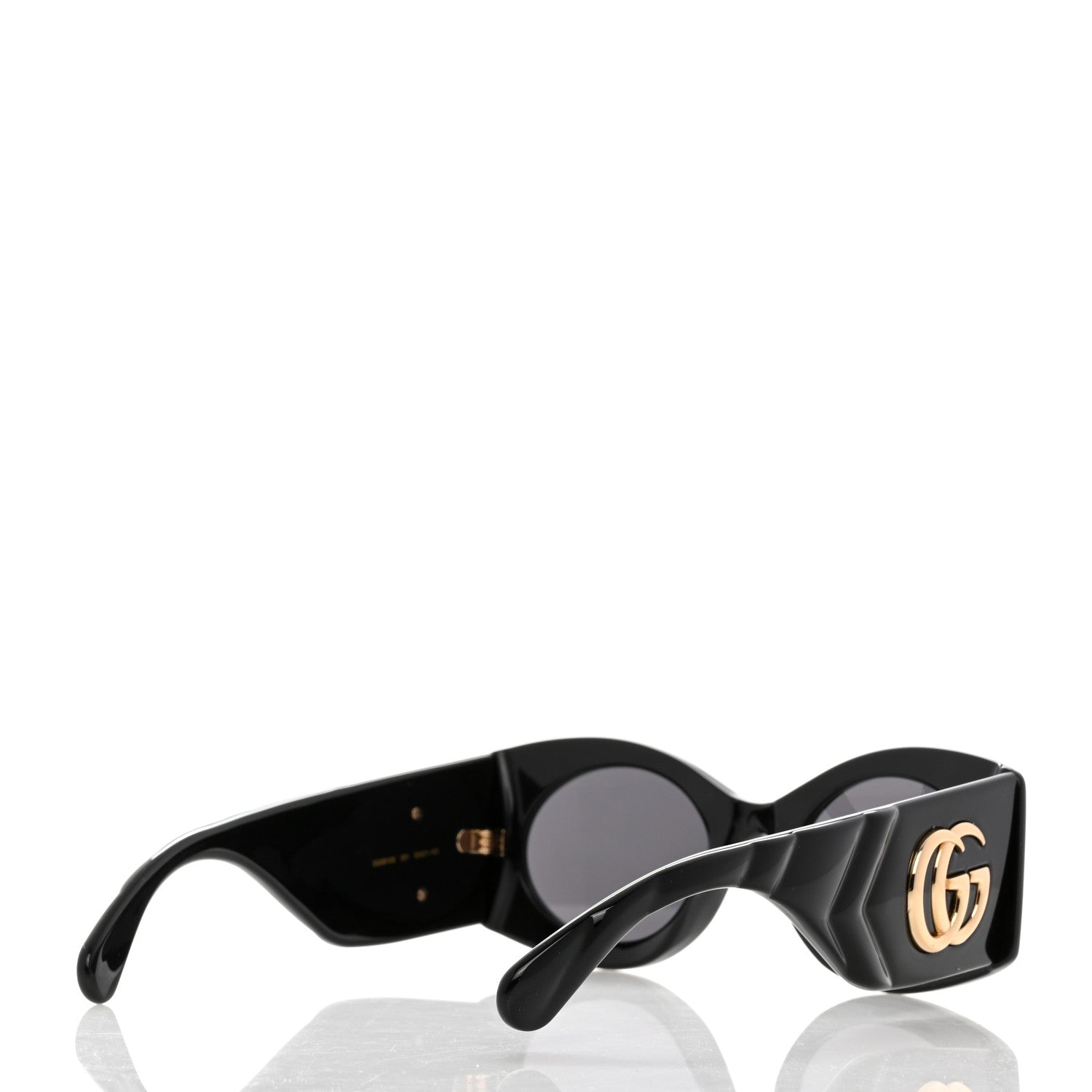 Acetate Frame GG Marmont Logo Sunglasses GG0810S Black