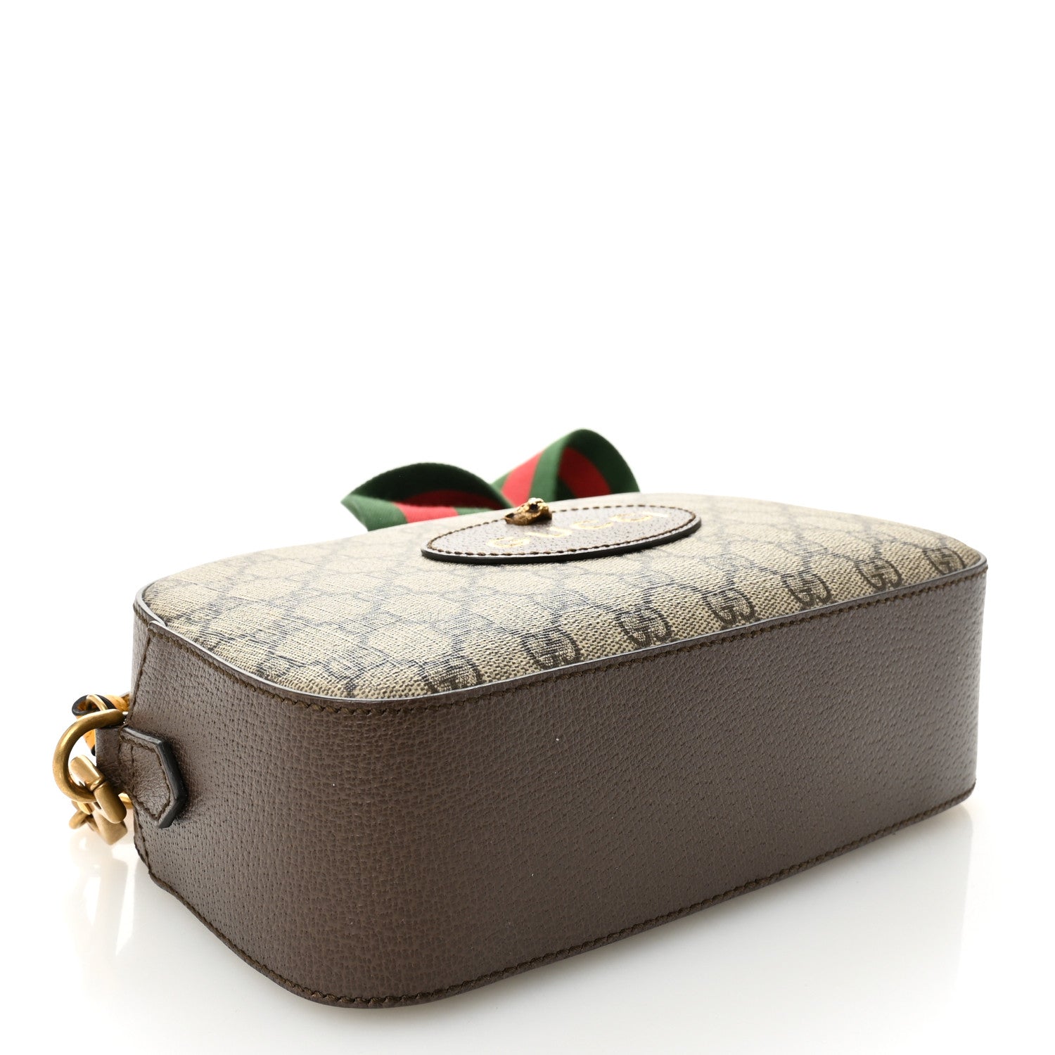 GG Supreme Monogram Web Neo Vintage Shoulder Bag Beige New Acero Crop