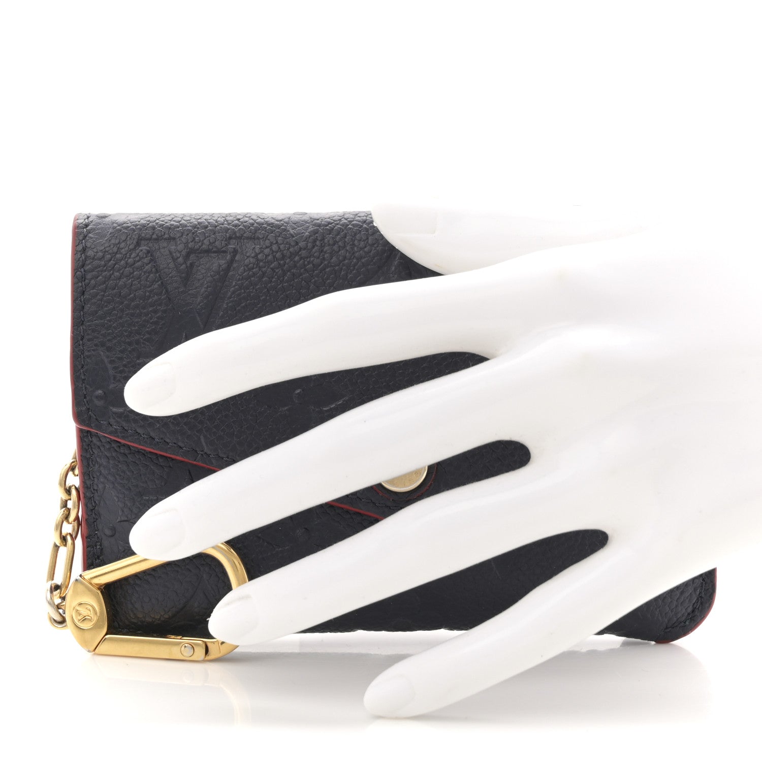 Empreinte Key Pouch Marine Rouge