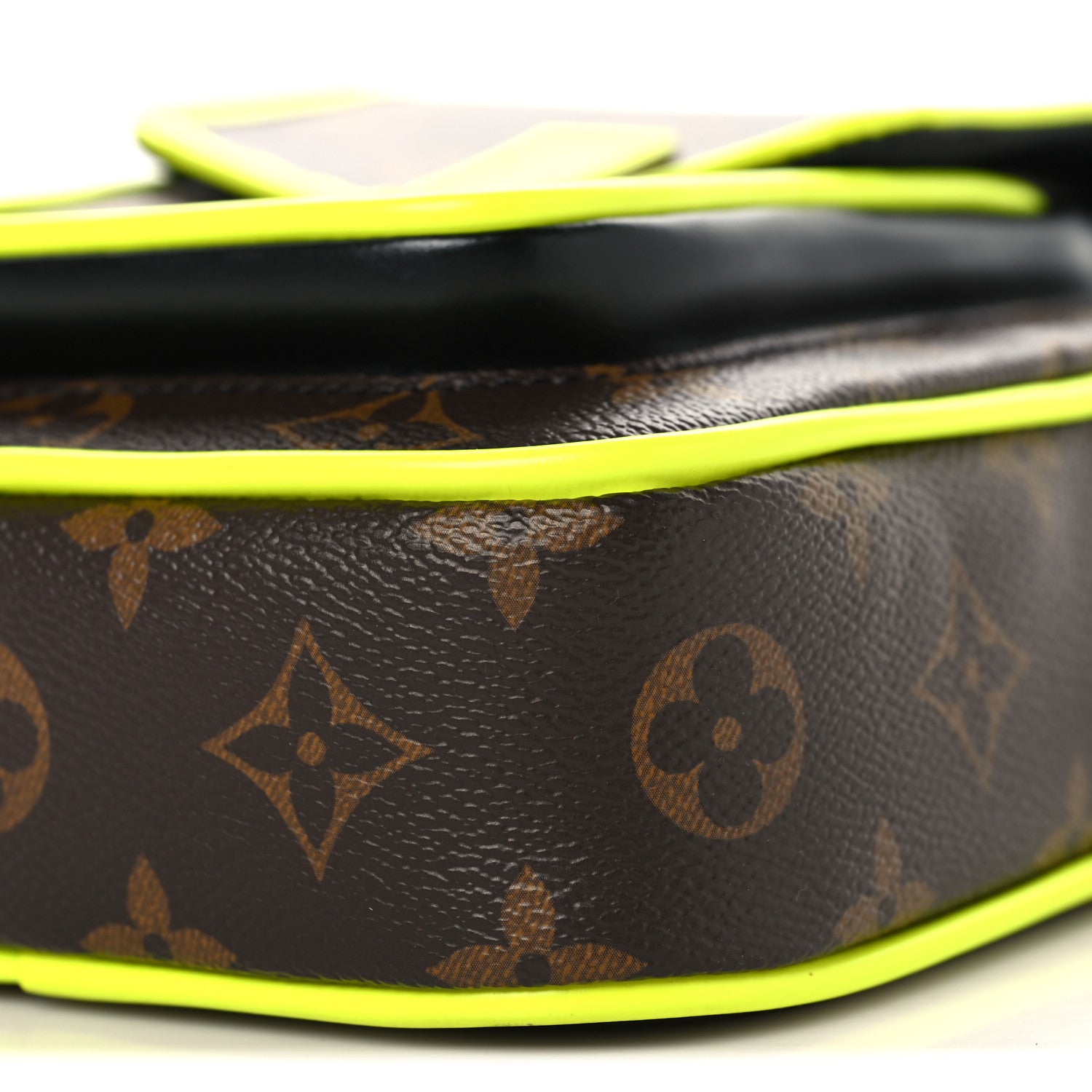 Monogram Macassar Christopher Wearable Wallet Fluorescent Yellow