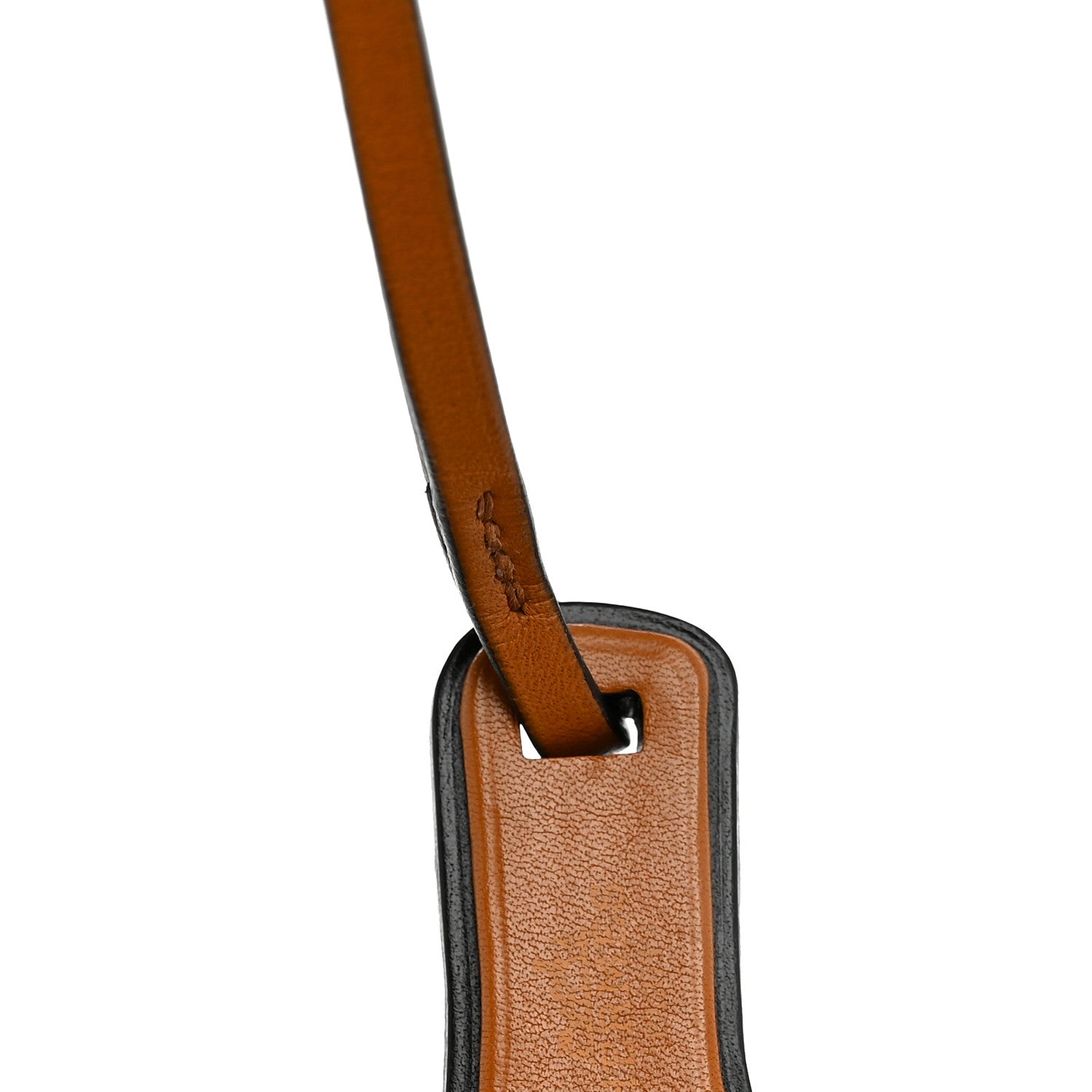 Epsom Butler Calfskin Hunter Oran Nano Bag Charm Rose Confetti Sable