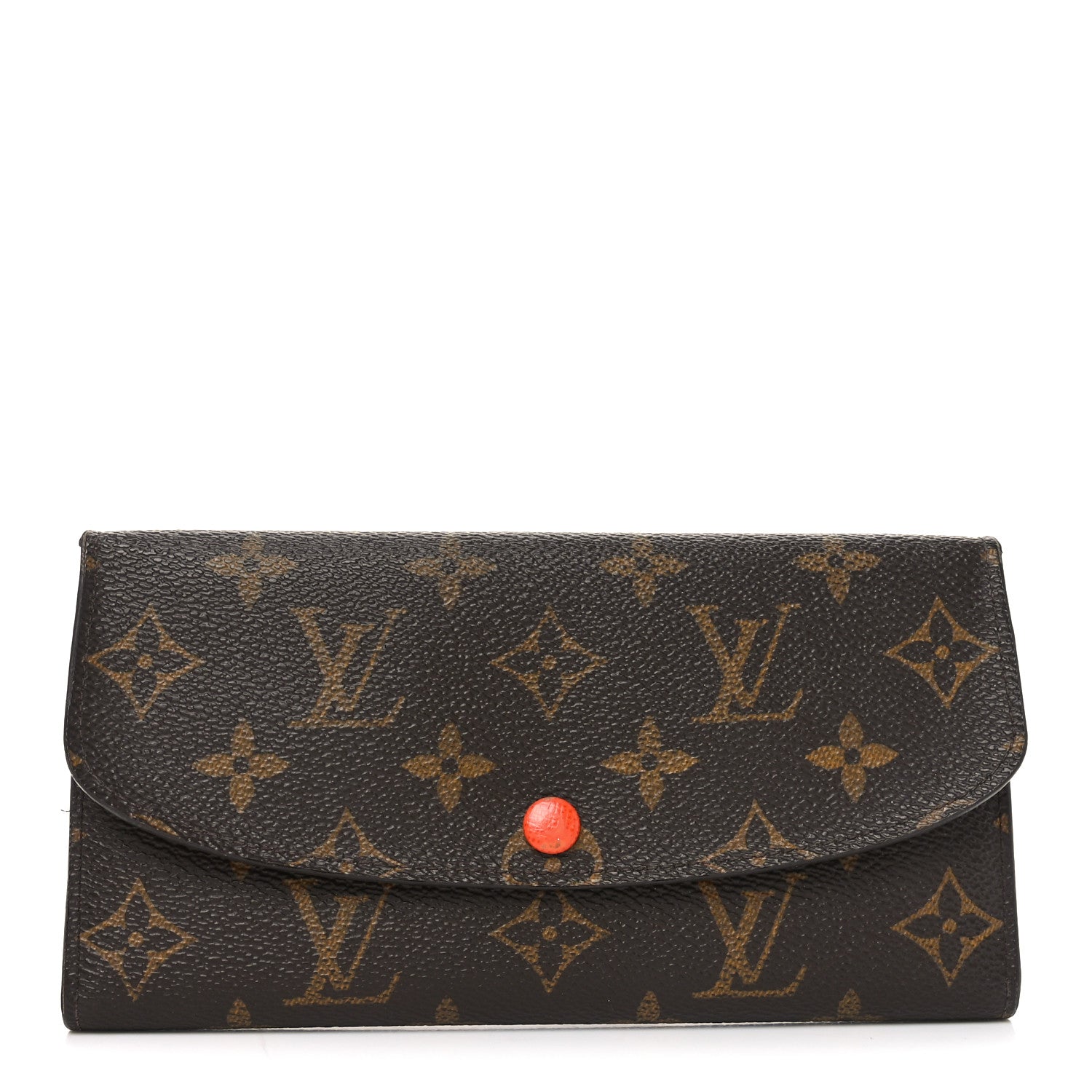 Monogram Emilie Wallet Poppy