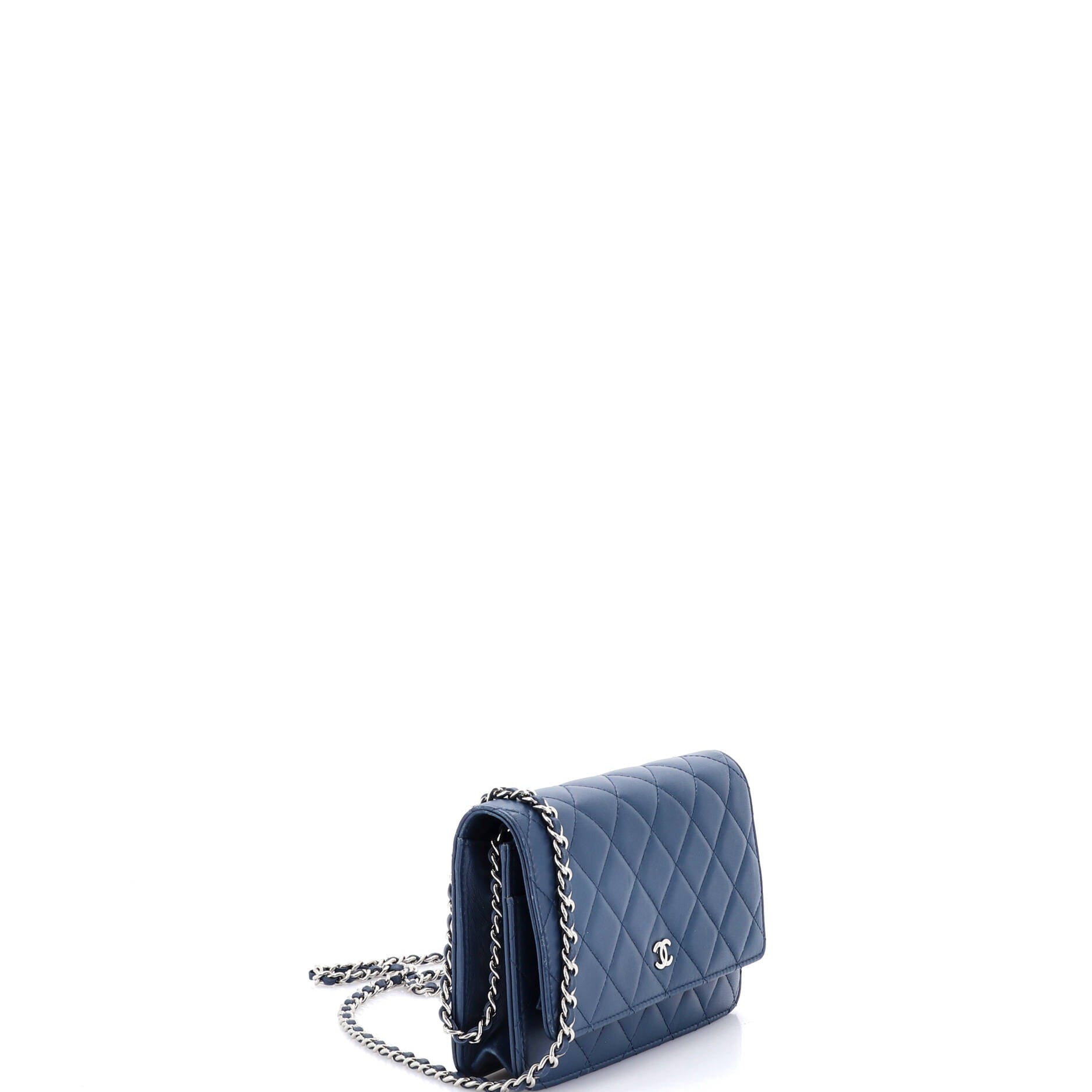 Wallet on Chain Quilted Lambskin
