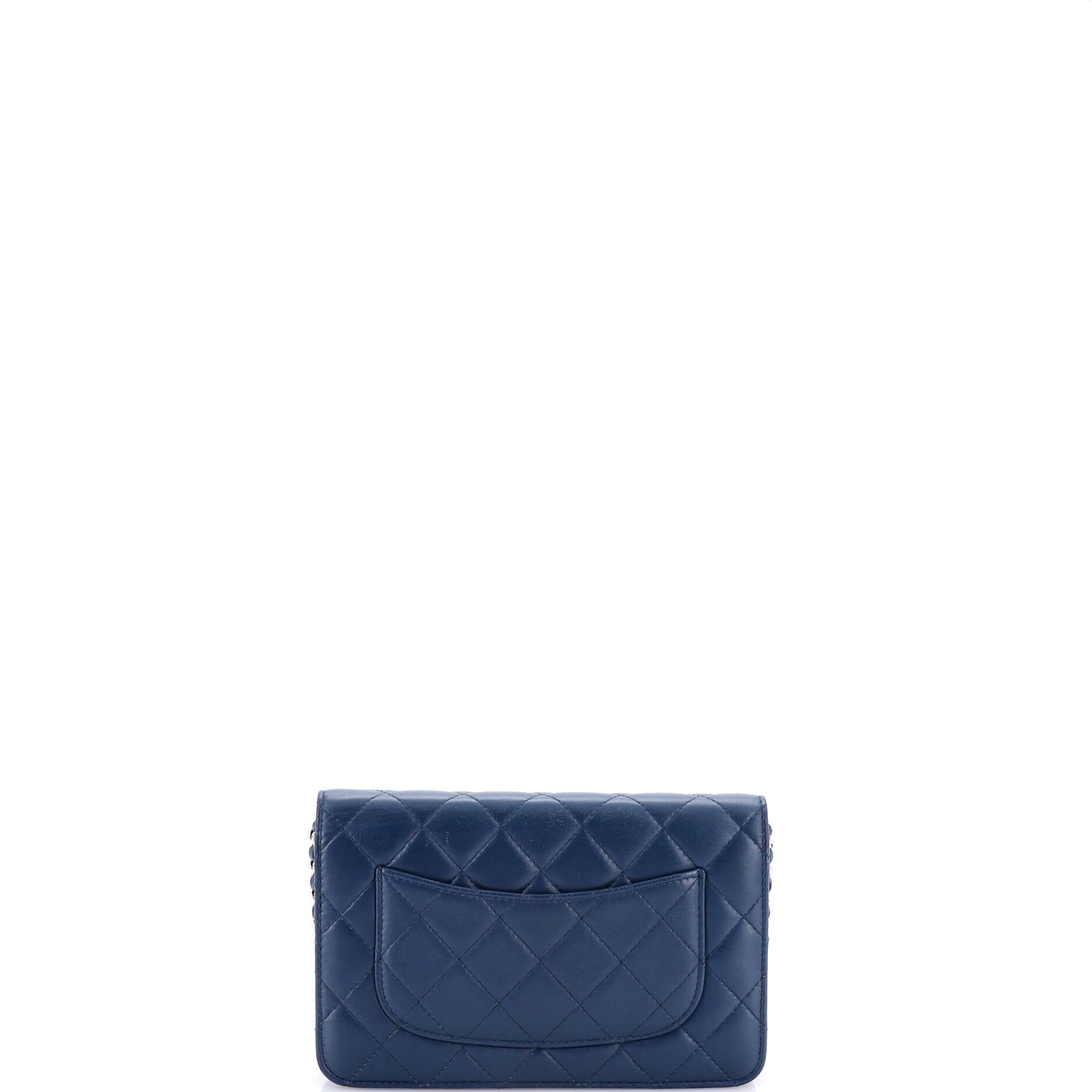 Wallet on Chain Quilted Lambskin