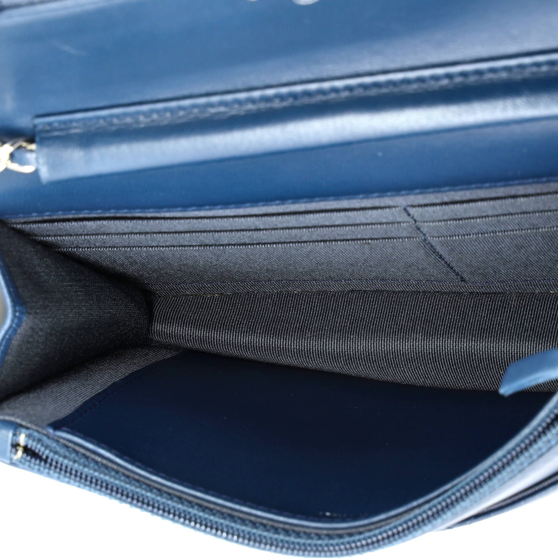 Wallet on Chain Quilted Lambskin