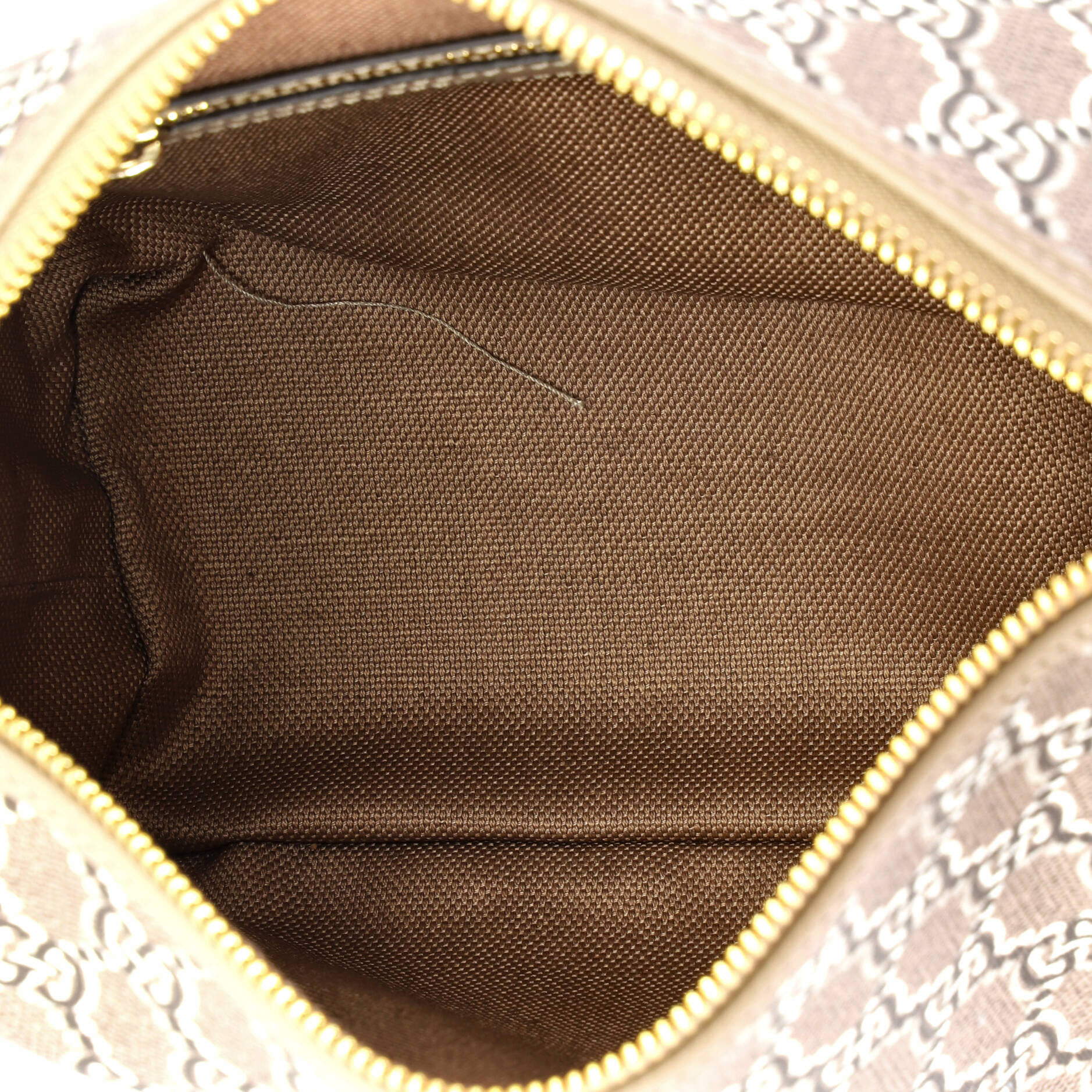 Ophidia Zip Shoulder Bag GG Shadow Coated Canvas Super Mini