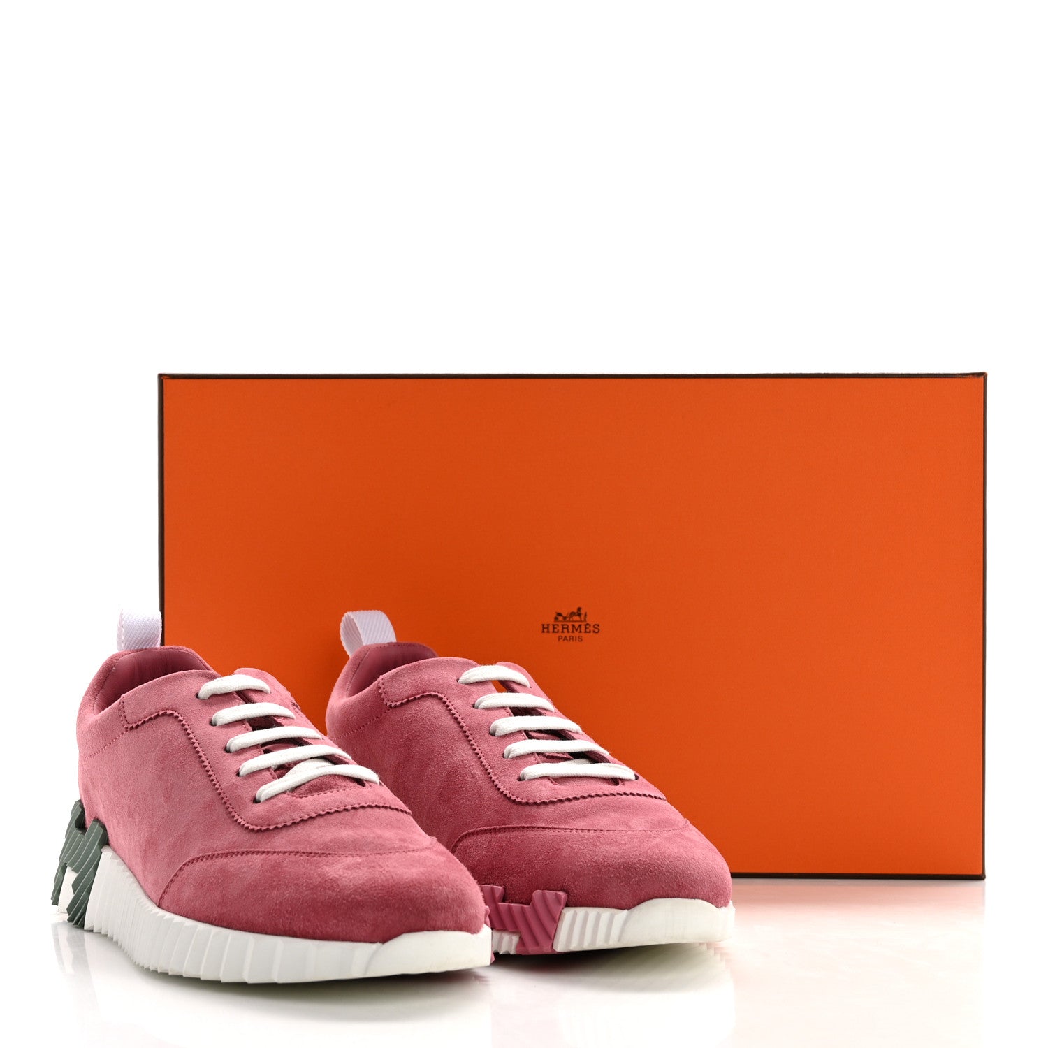 Suede Goatskin Bouncing Sneakers 38 Rose Aphrodite