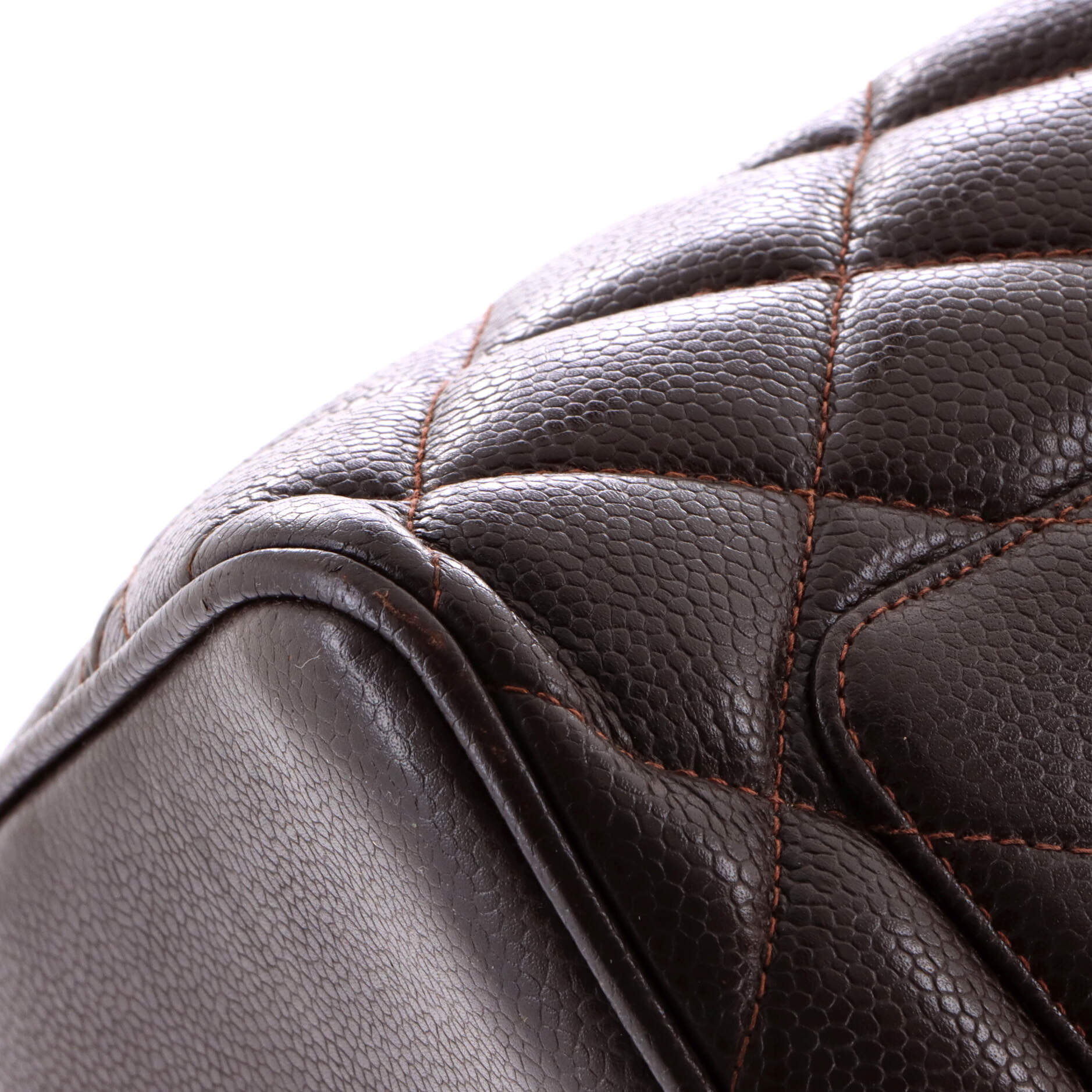 Medallion Tote Quilted Caviar