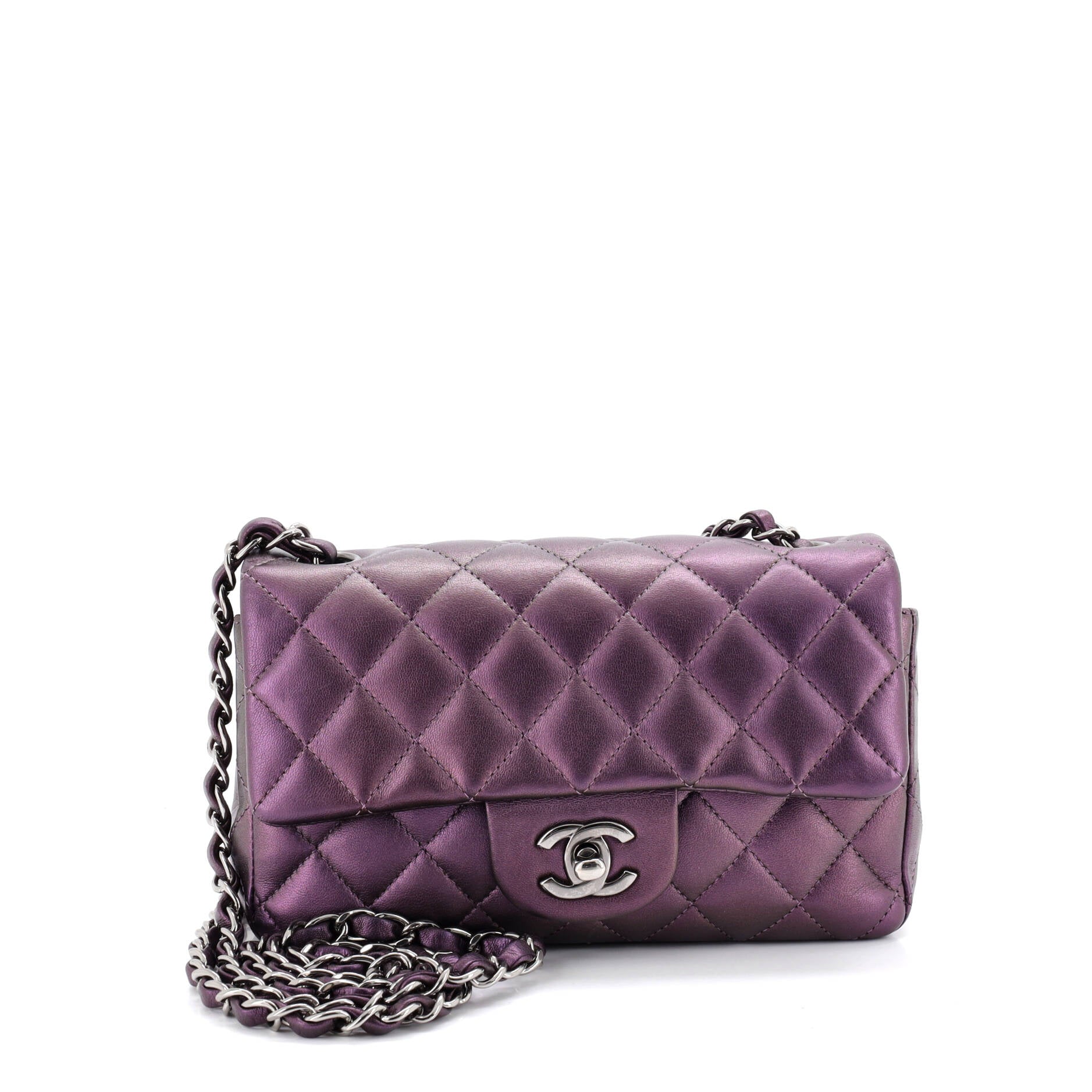 Classic Single Flap Bag Quilted Lambskin Mini