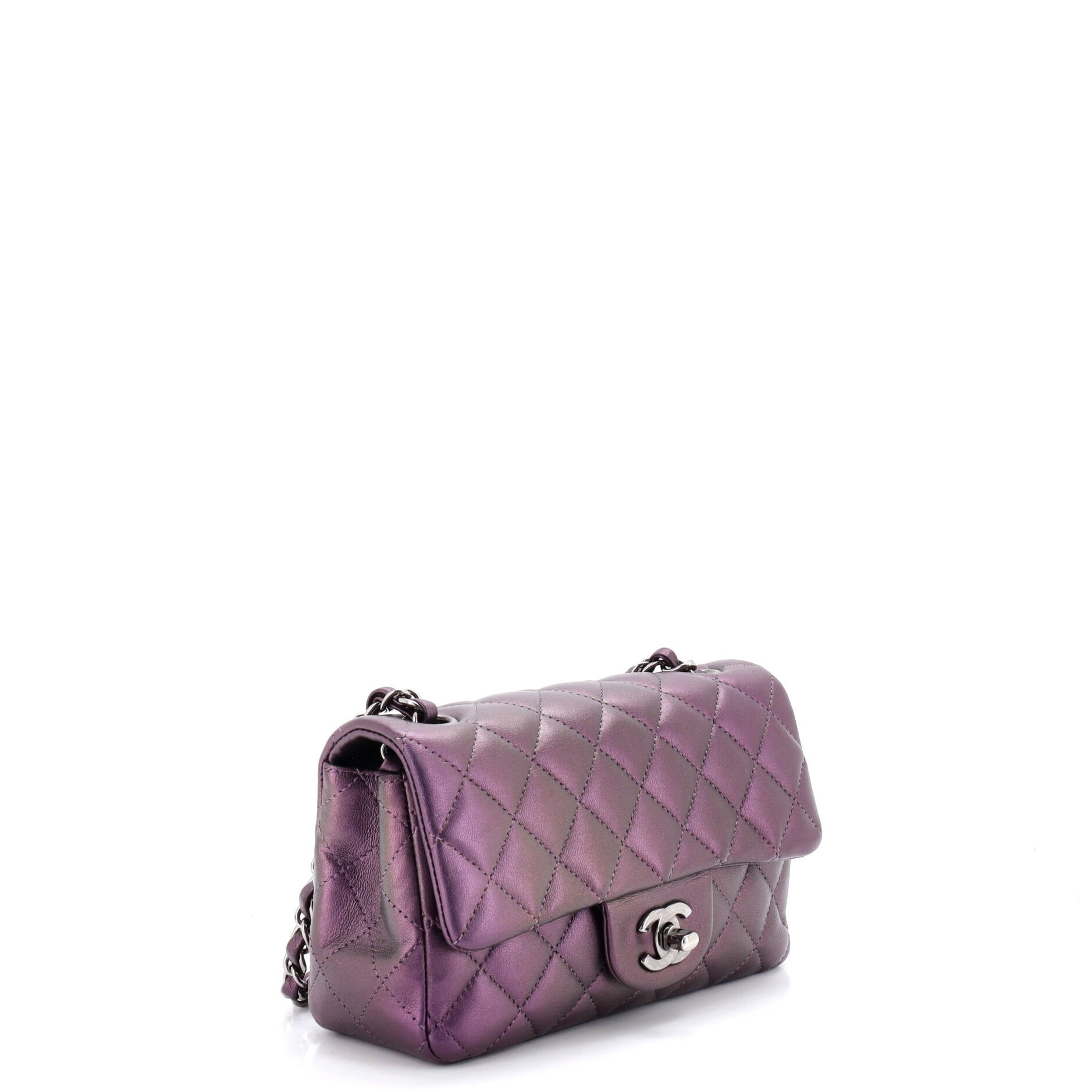 Classic Single Flap Bag Quilted Lambskin Mini