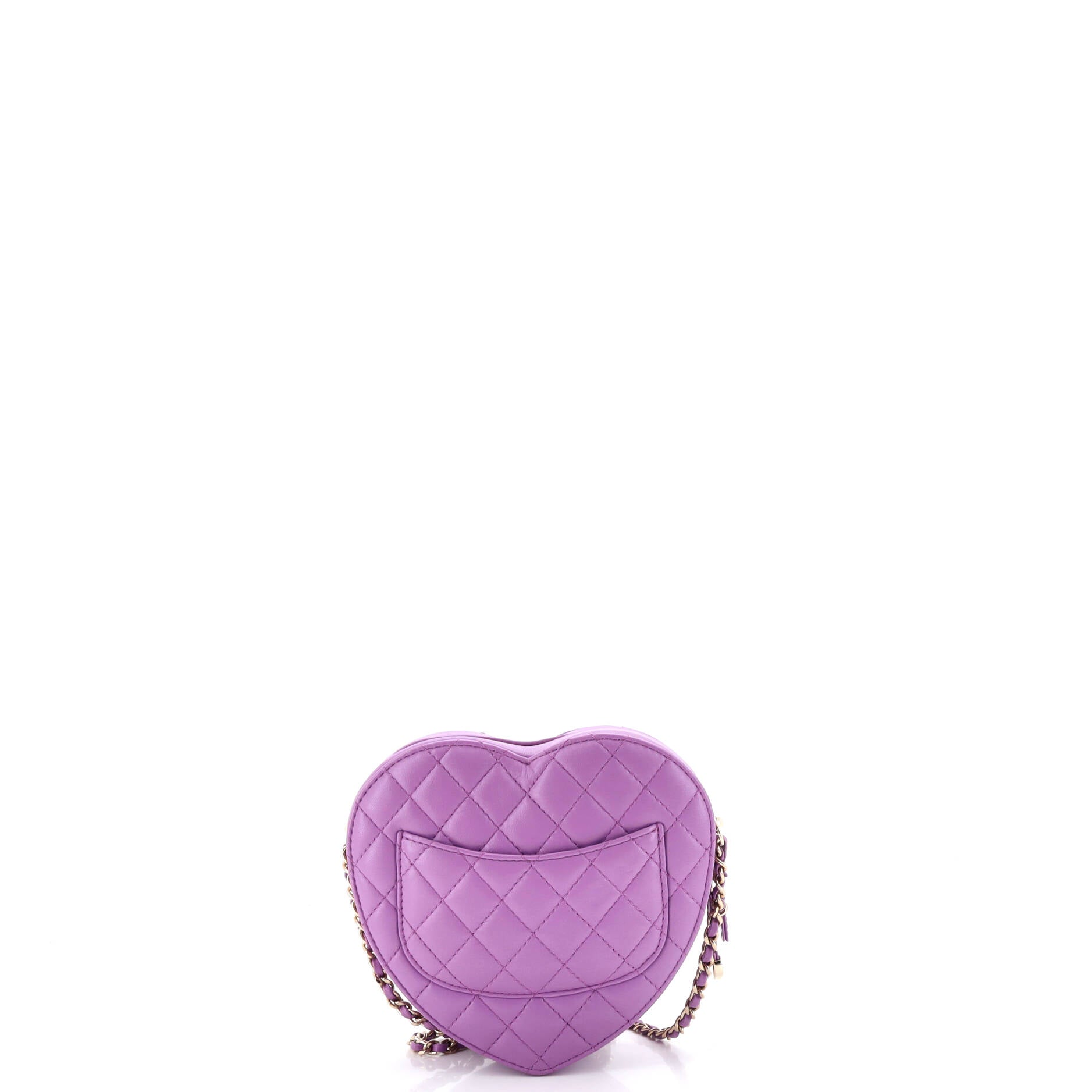 CC in Love Heart Bag Quilted Lambskin