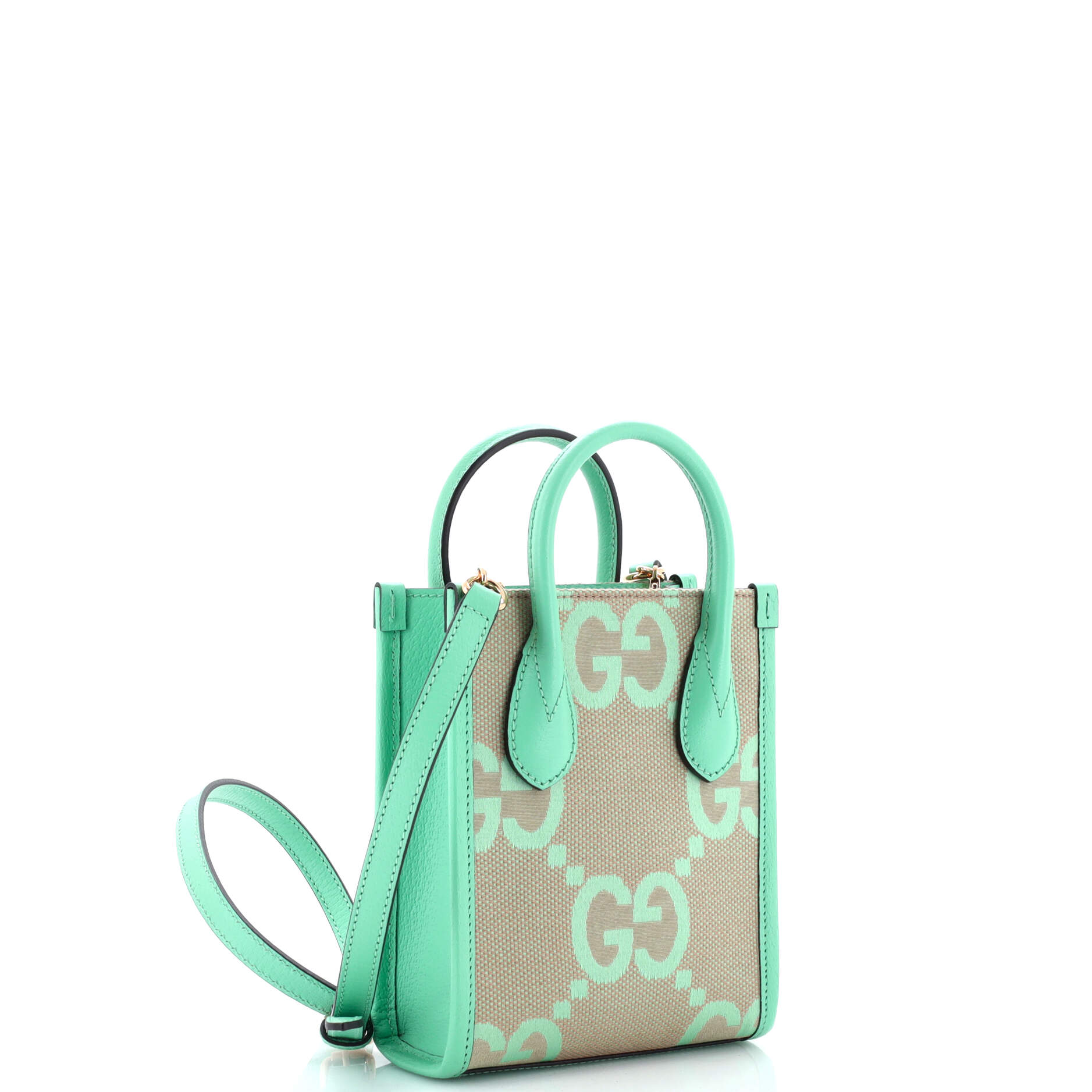 Vertical Tote Jumbo GG Canvas Mini