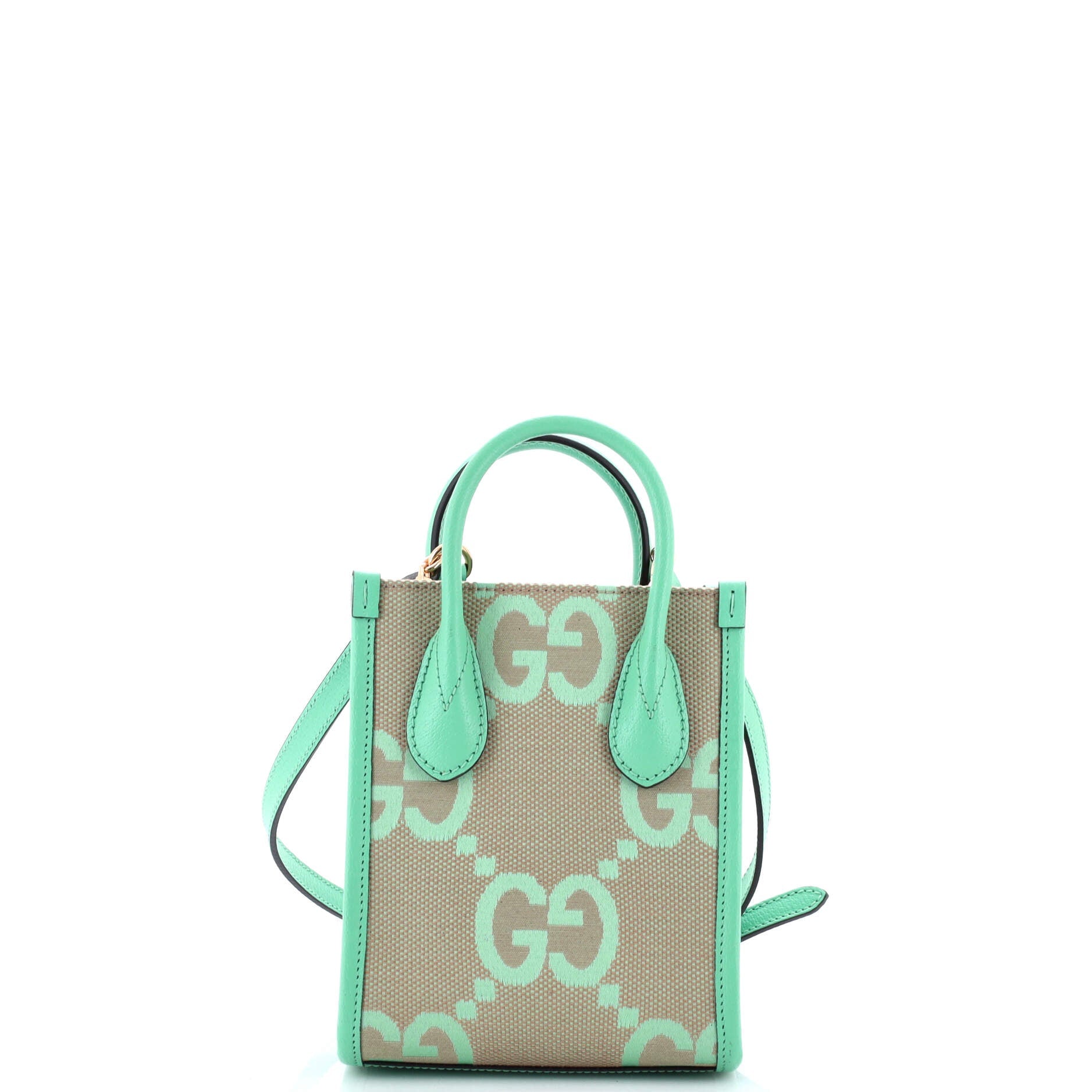 Vertical Tote Jumbo GG Canvas Mini