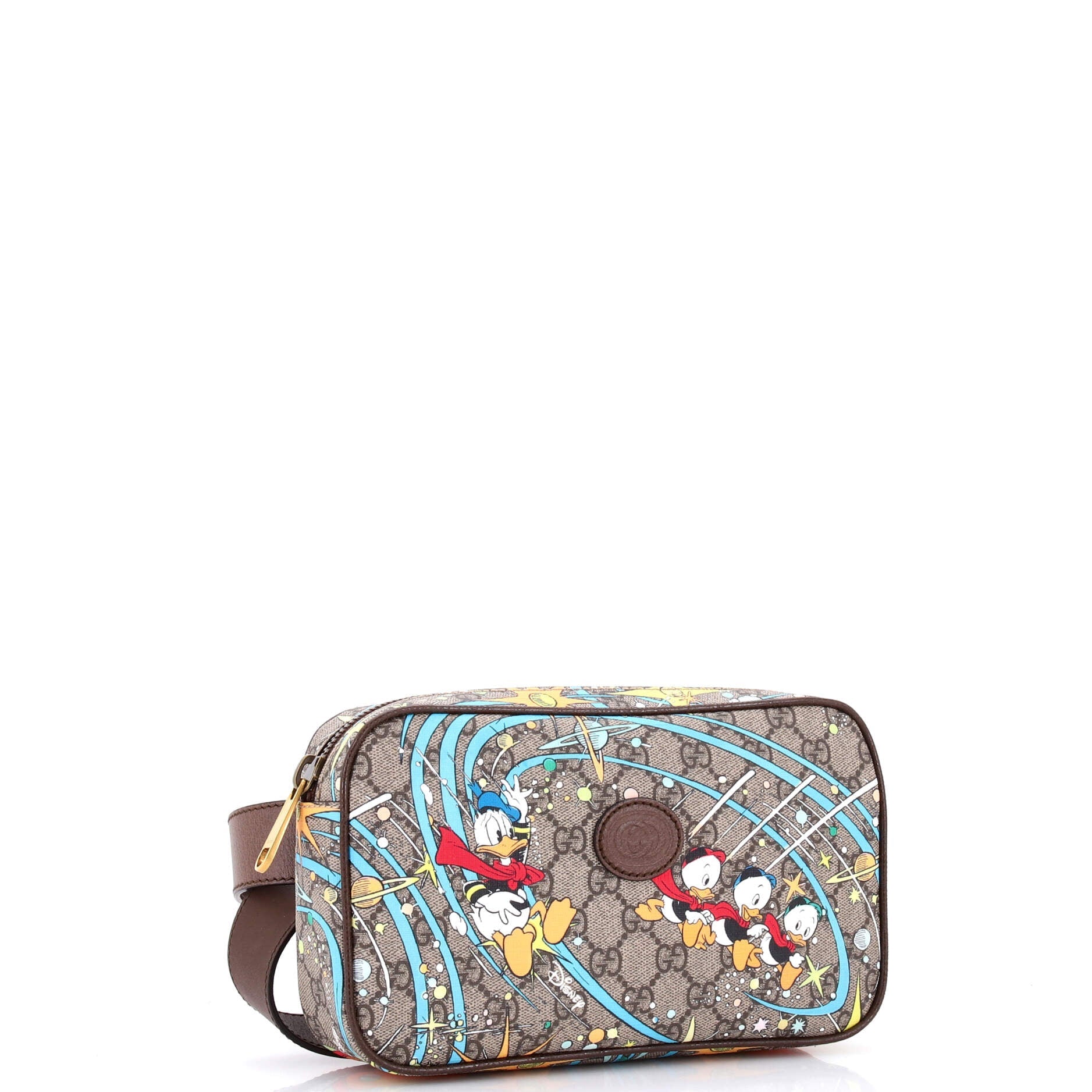 Disney Donald Duck Belt Bag Printed GG Coated Canvas