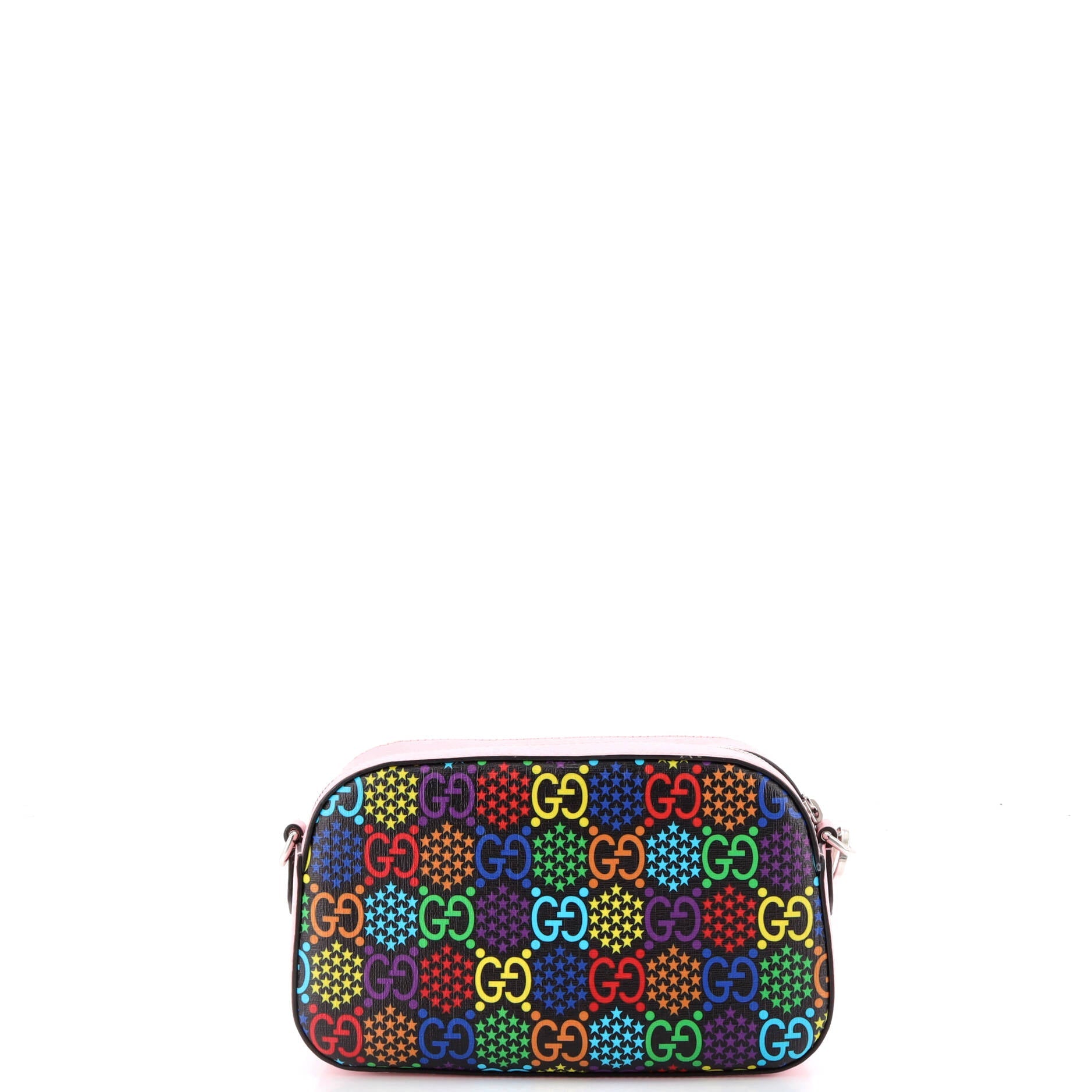 Camera Crossbody Bag Psychedelic Print GG Coated Canvas Small