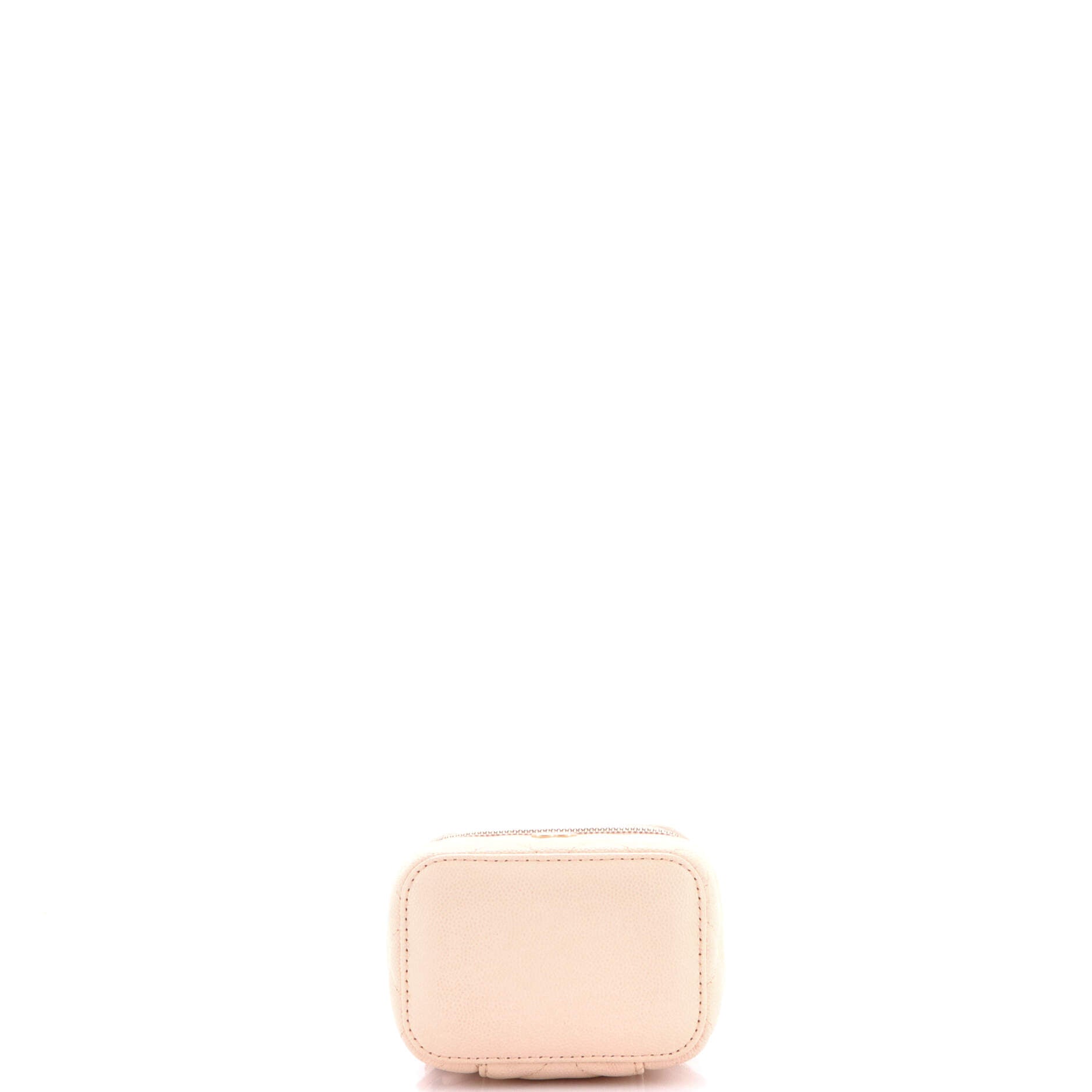 Classic Vanity Case with Chain Quilted Caviar Mini