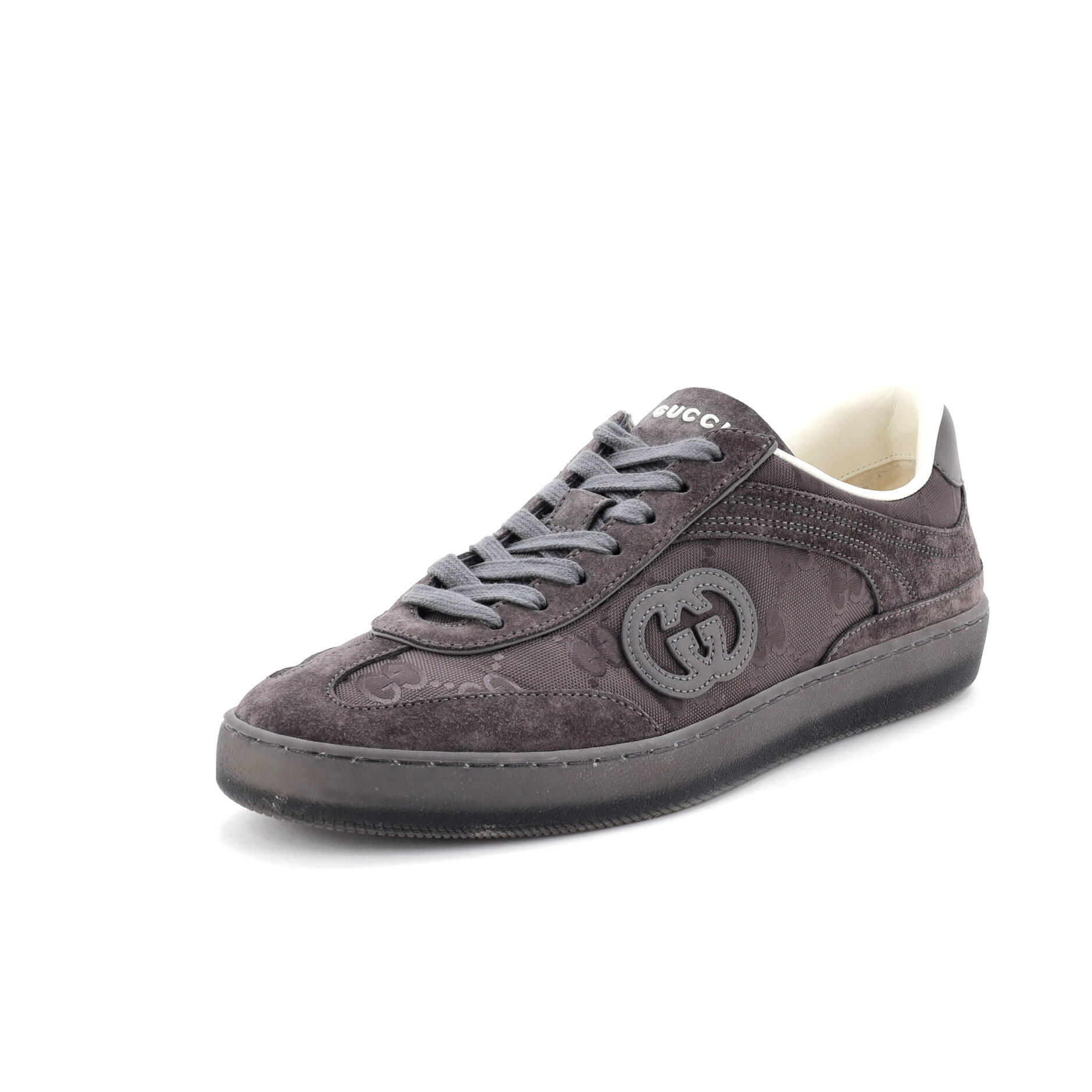 Men's G75 Sneakers Suede and GG Canvas