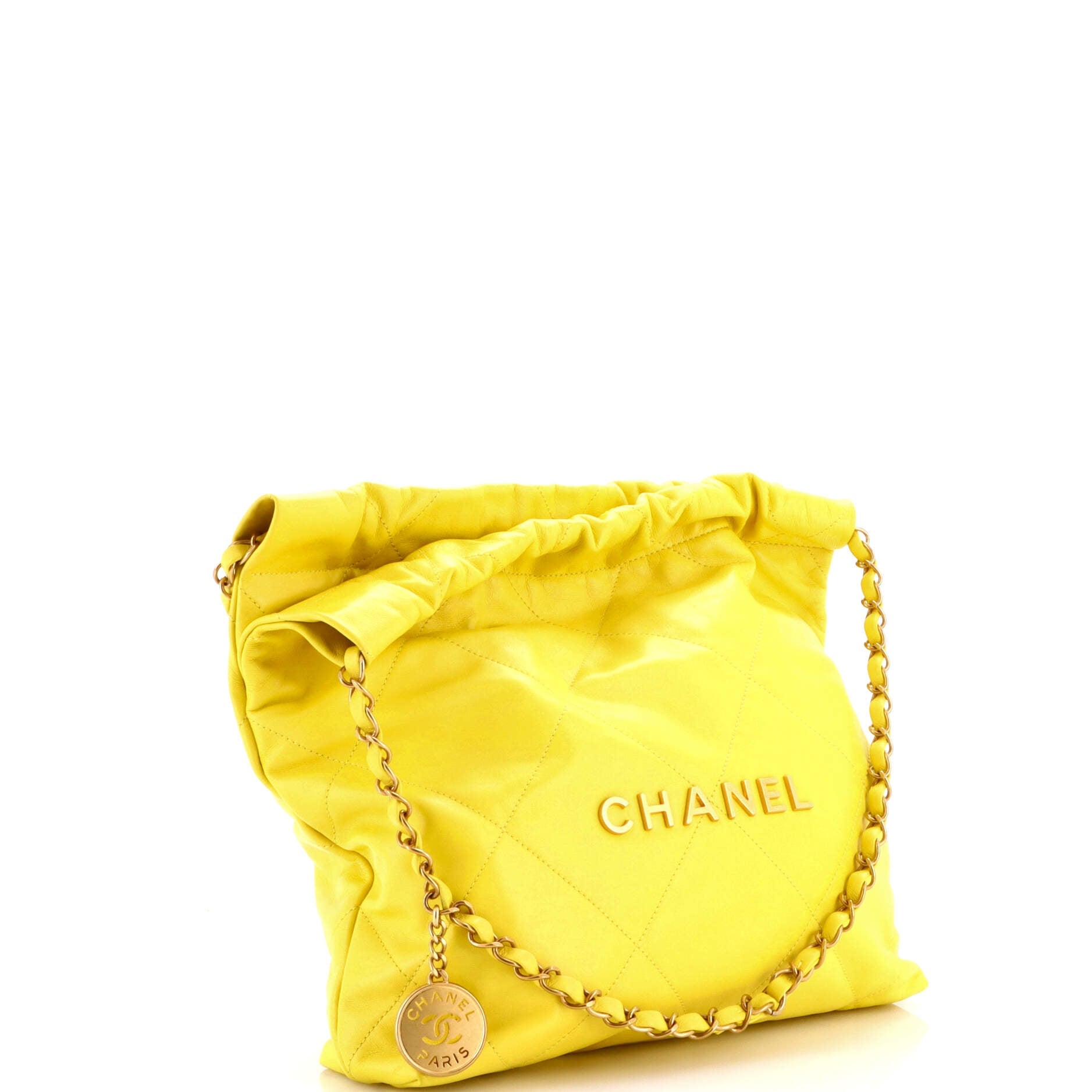 22 Chain Hobo Quilted Calfskin Small
