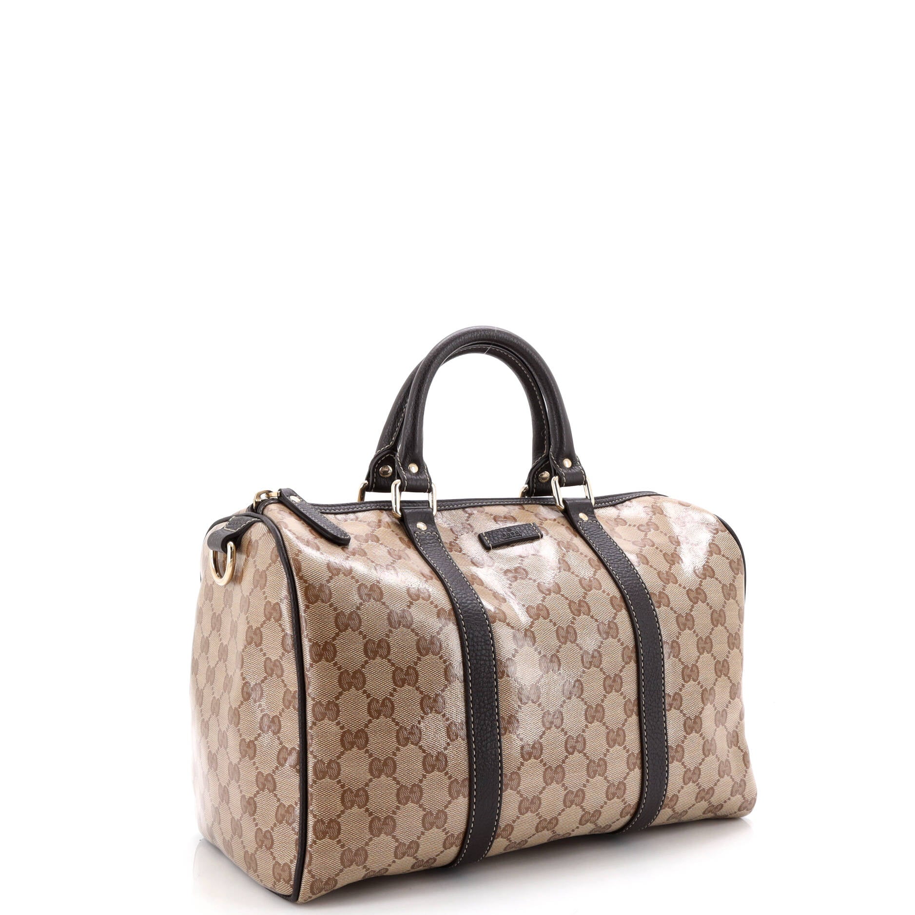 Joy Boston Bag GG Coated Canvas Medium