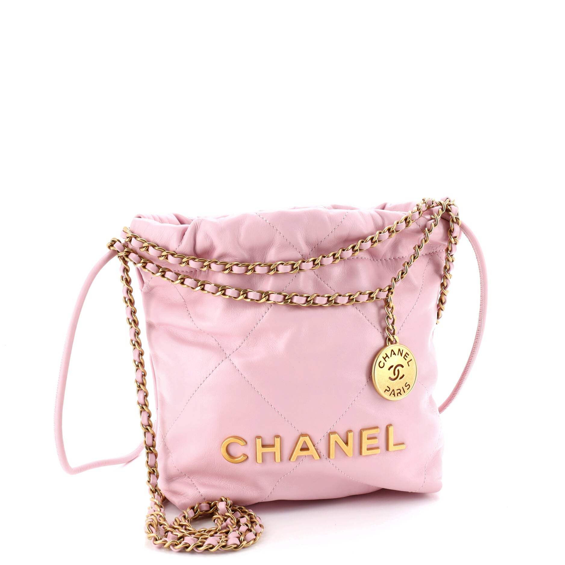 22 Chain Hobo Quilted Calfskin Mini