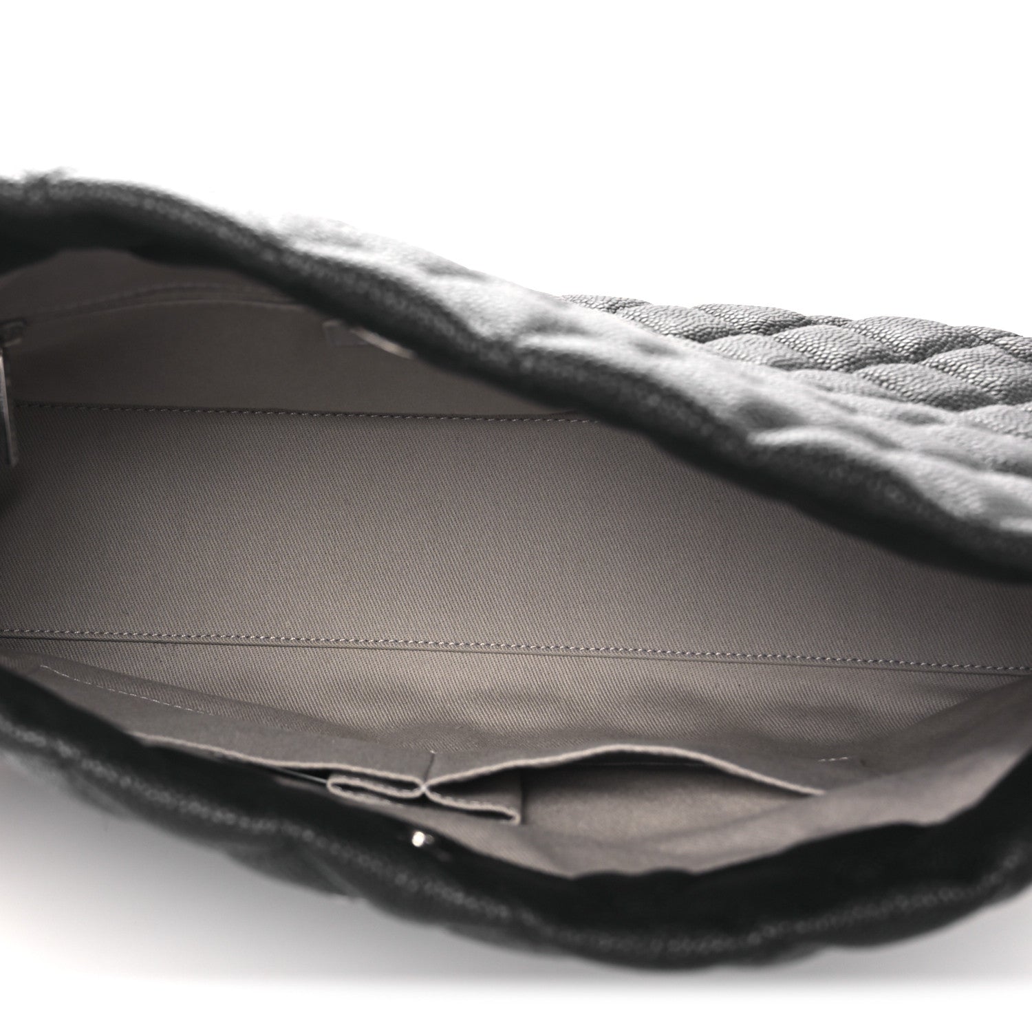 Caviar Quilted Easy Zip Tote Black