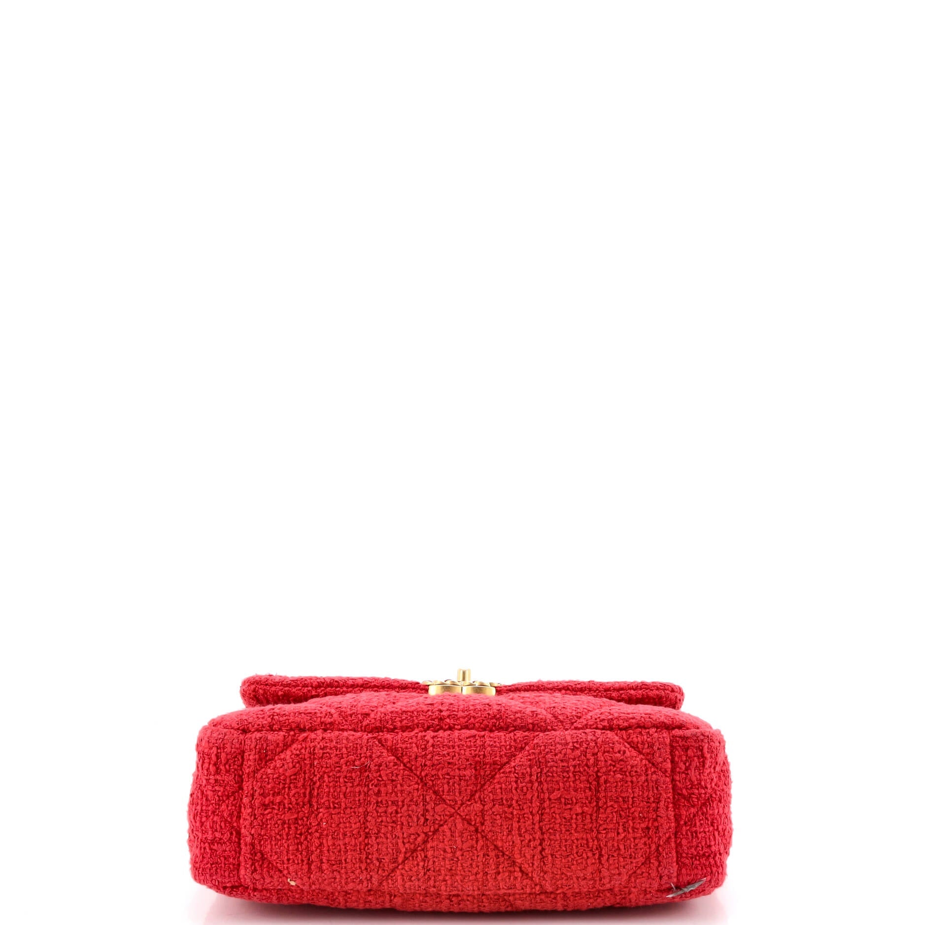 19 Flap Bag Quilted Tweed Medium
