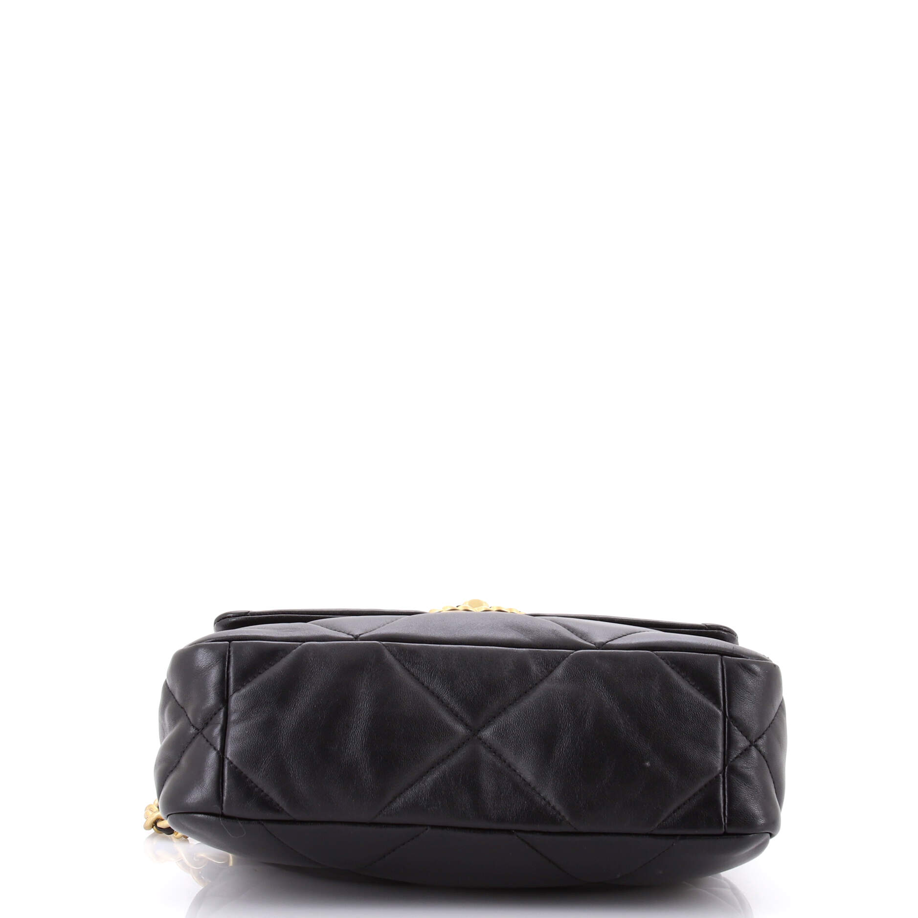 19 Flap Bag Quilted Leather Medium