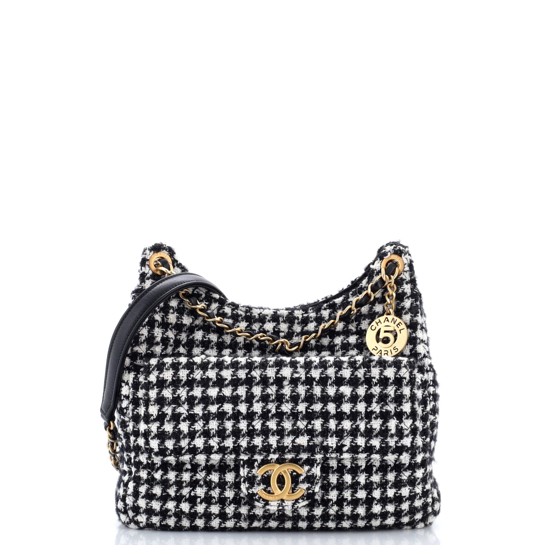 Wavy CC Hobo Quilted Tweed Medium