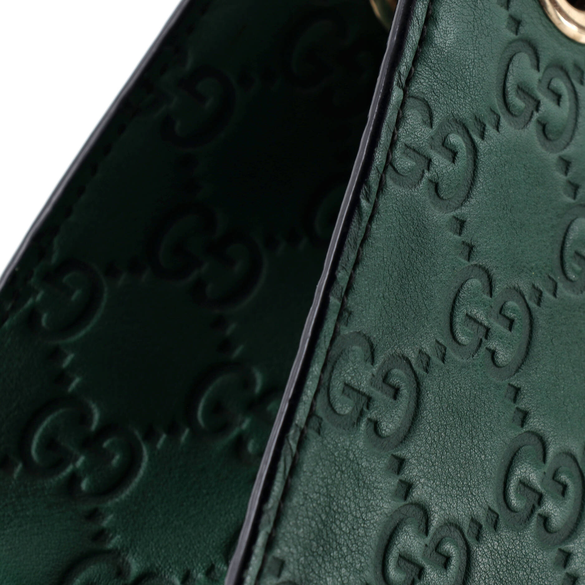 Emily Chain Flap Shoulder Bag Guccissima Leather Small