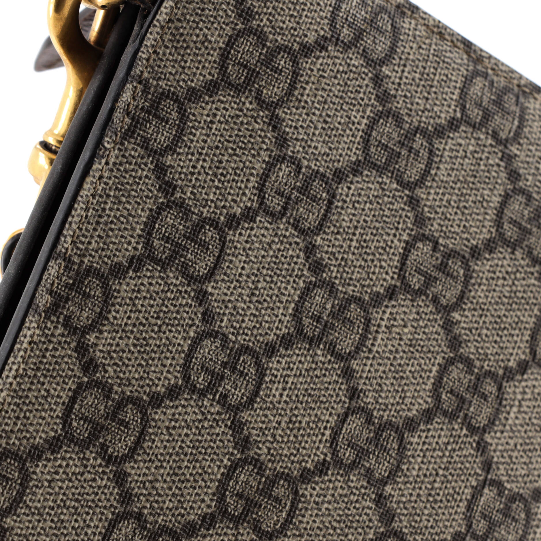 Neo Vintage Wristlet Pouch GG Coated Canvas