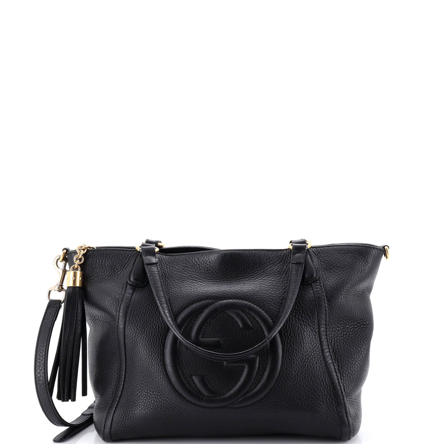 Soho Convertible Top Handle Bag Leather Small